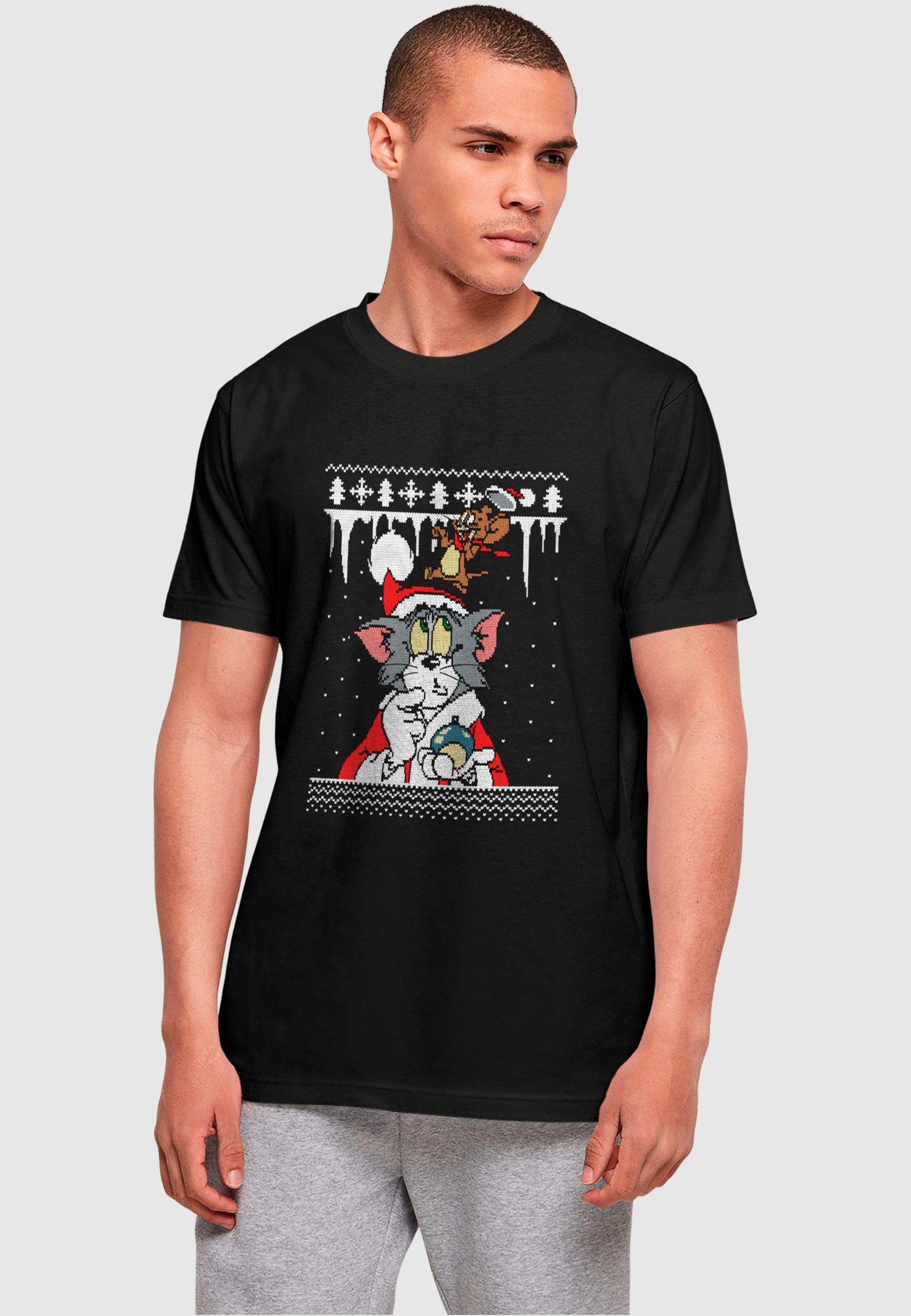 ABSOLUTE CULT T-Shirt »ABSOLUTE CULT Herren Tom and Jerry - Fair Isle T-Shirt«, (1 tlg.)