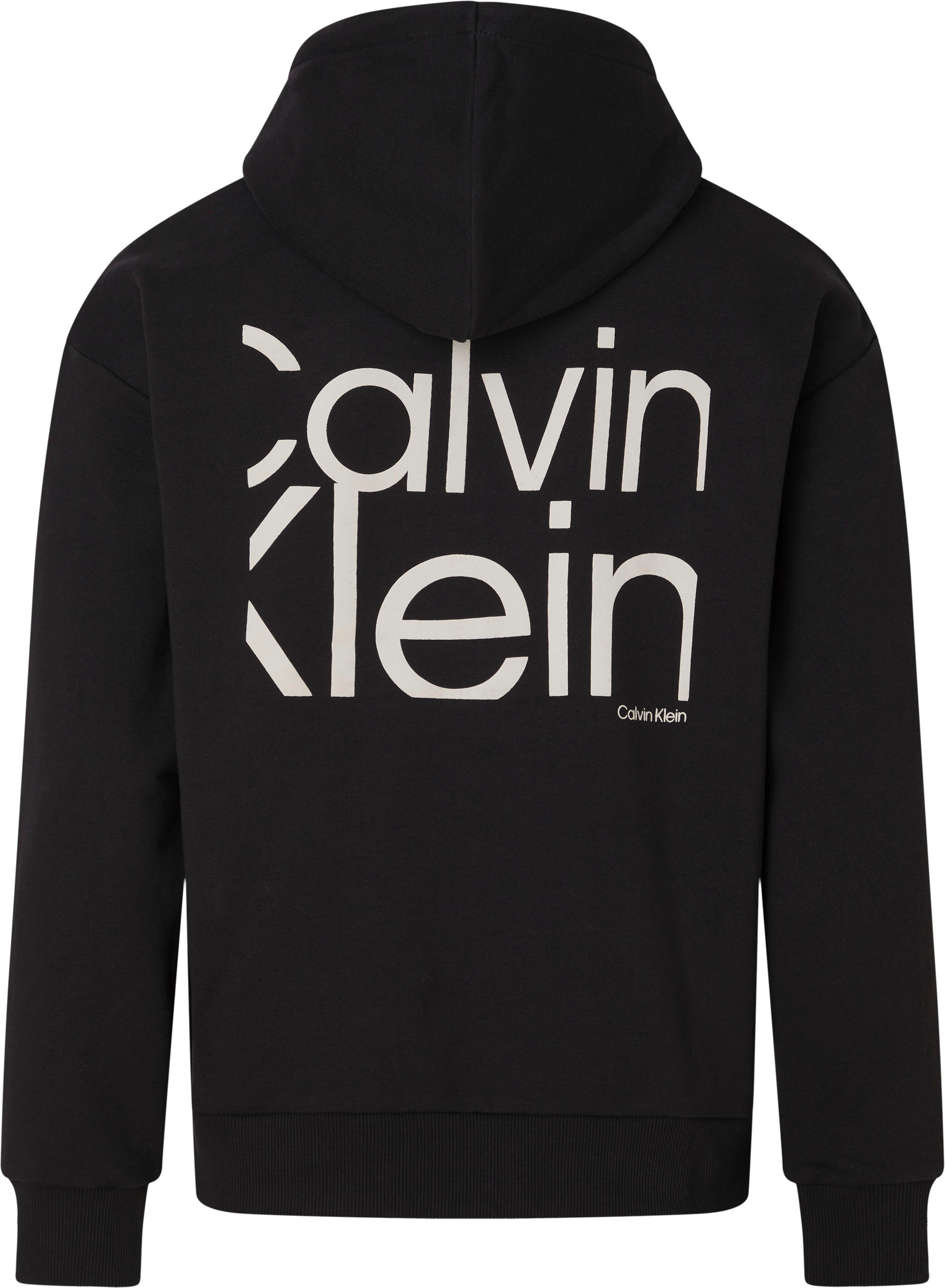 Calvin Klein Kapuzensweatshirt, mit großem CK-Schriftzug auf dem Rücken ▷  für | BAUR