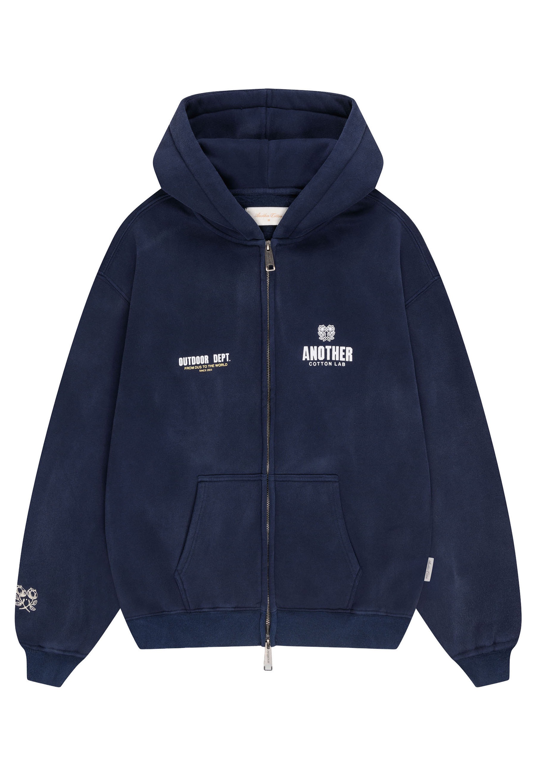 Another Cotton Lab Neopren-Hoodie "Another Cotton Lab Another Outdoor Dept. Washed Zip Hoodie" 1