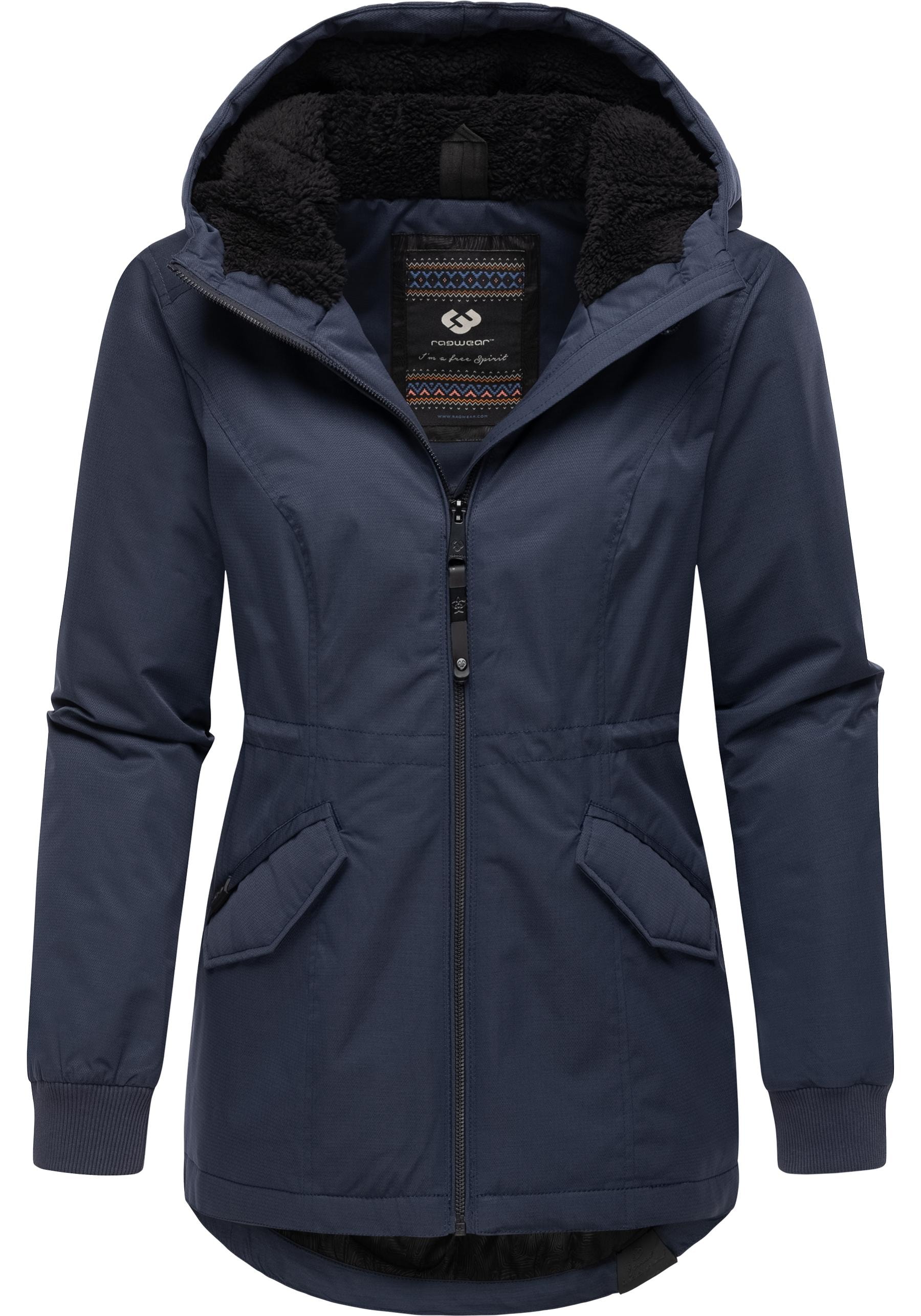 Ragwear Winterjacke »Dowey Warm Rain«, (1 St.), mit Kapuze, Wasserdichte Damen Jacke für den Winter