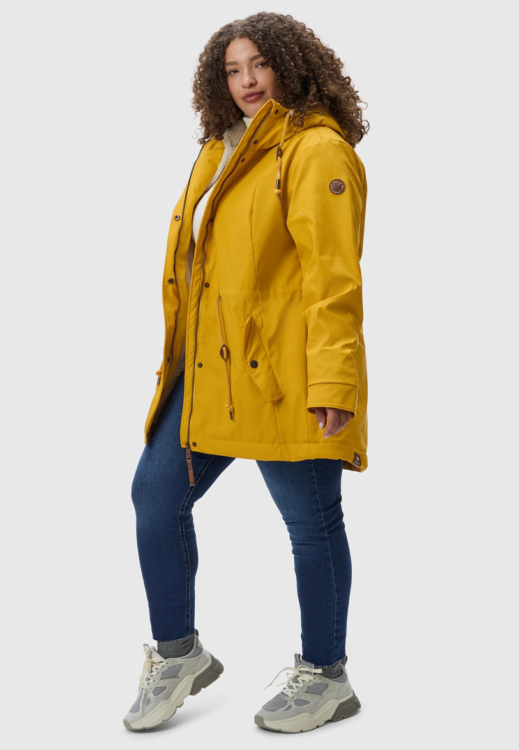 Ragwear Wintermantel »Monadis Rainy II Intl.«, sportlicher, wasserdichter Parka für den Winter