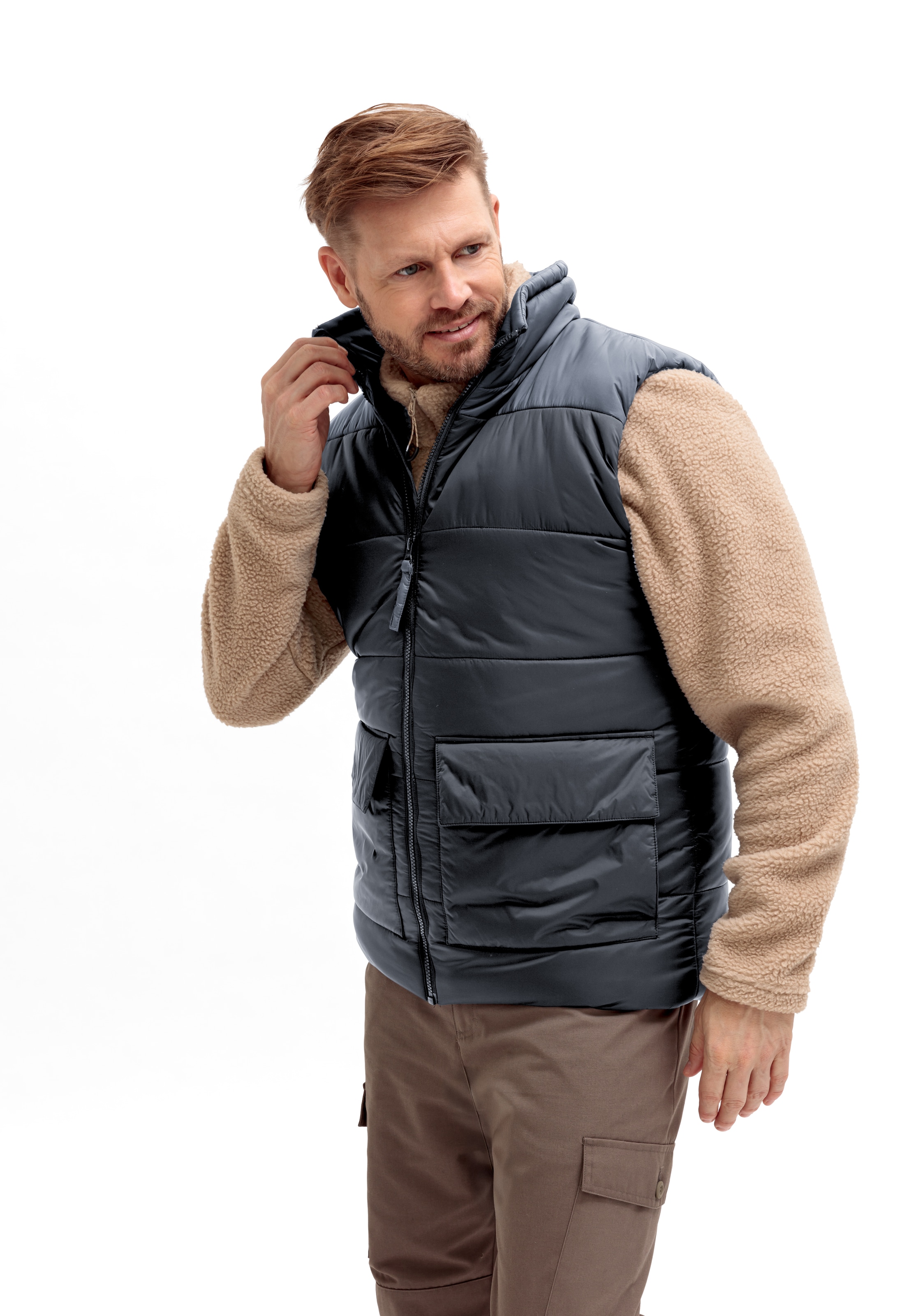 Maier Sports Funktionsweste »Heatcore Vest M«, warme Herren Weste windabweisend u. atmungsaktiv