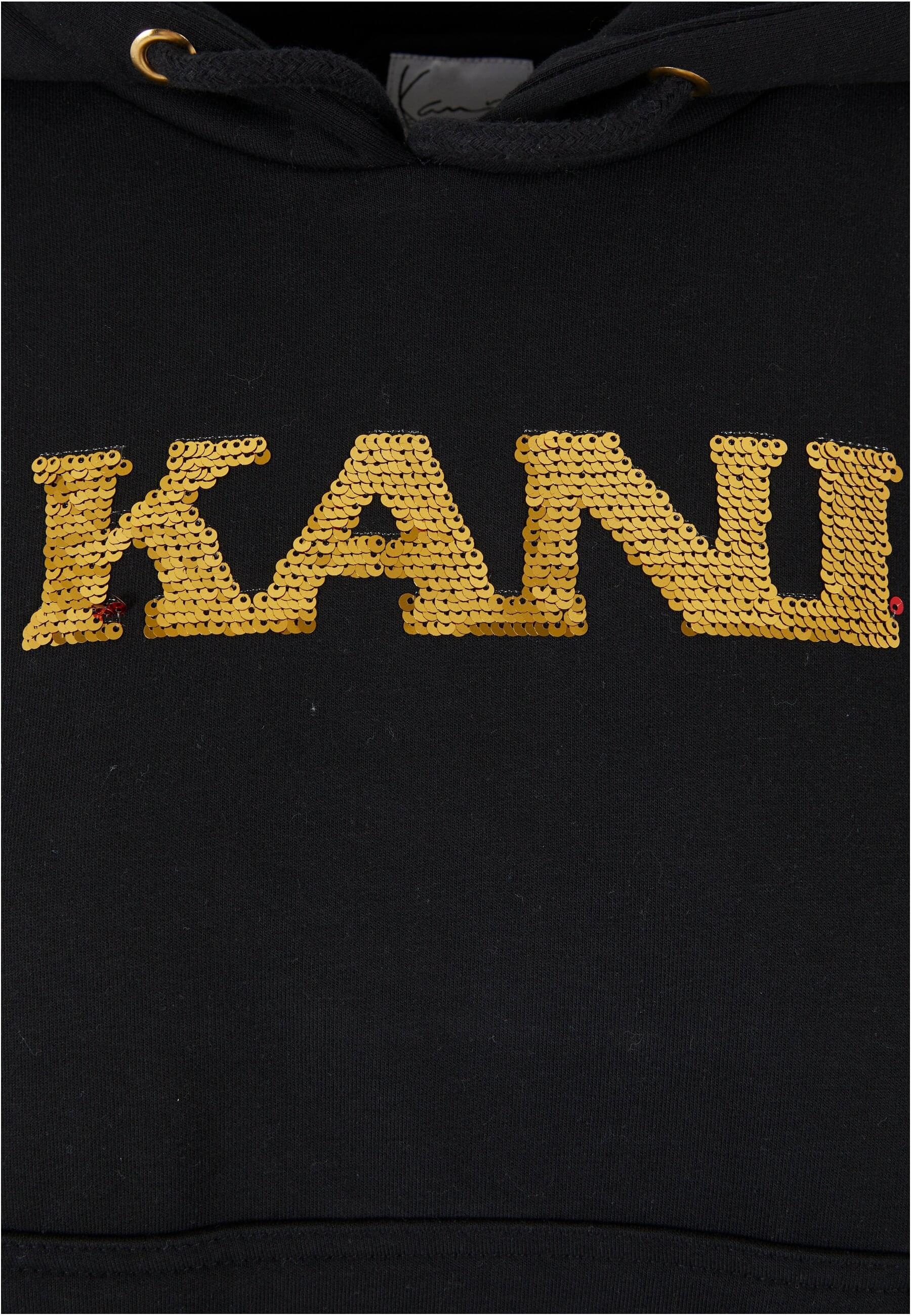 Karl Kani Kapuzenpullover »Karl Kani Damen KW213-059-1 Retro Sequins OS Hoodie black«, (1 tlg.)