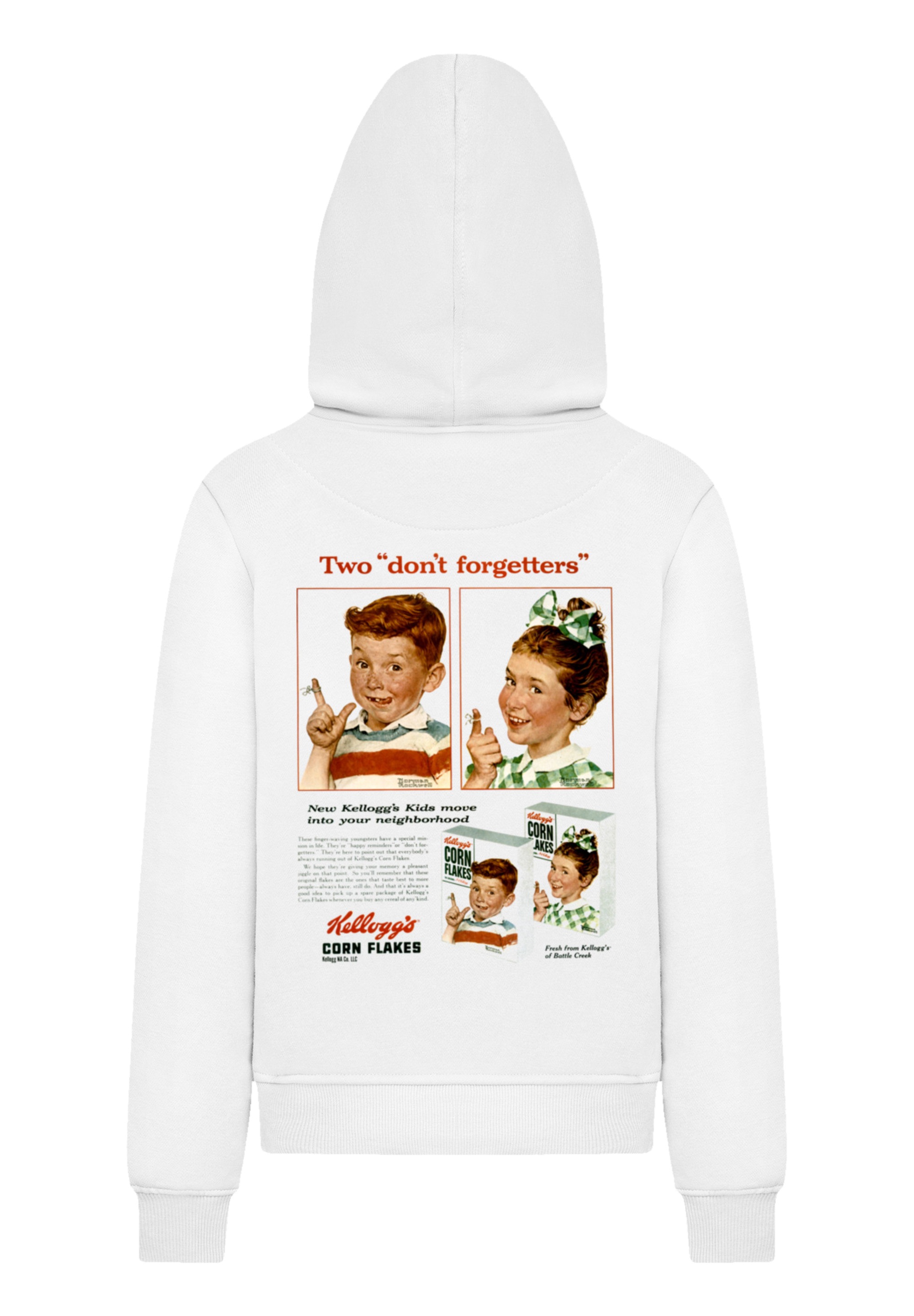 Thumbnail - F4NT4STIC Kapuzenpullover "Kelloggs Corn Flakes Cereal Box Children Retro" Premium Qualität