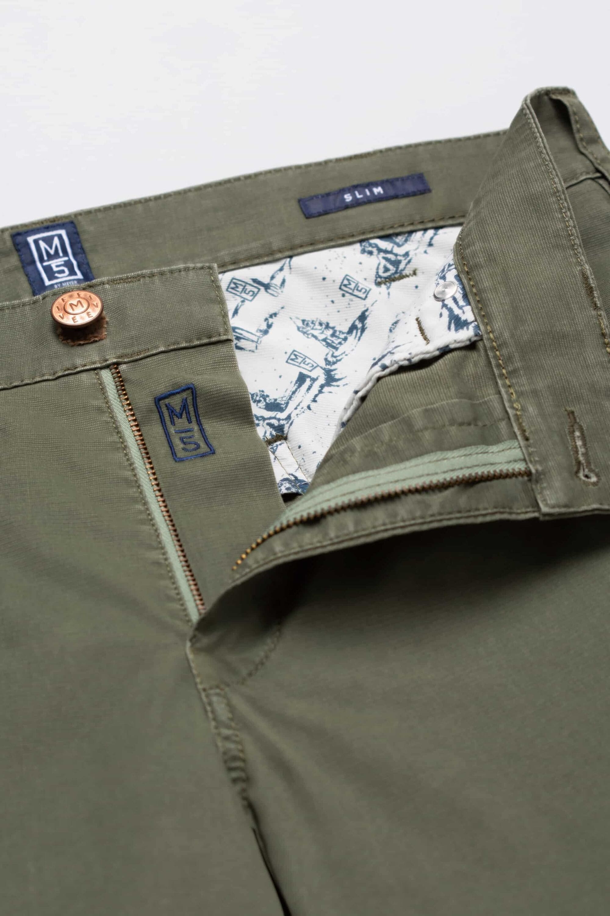 MEYER Chinos »M5 Slim«, aus Bio-Baumwolle