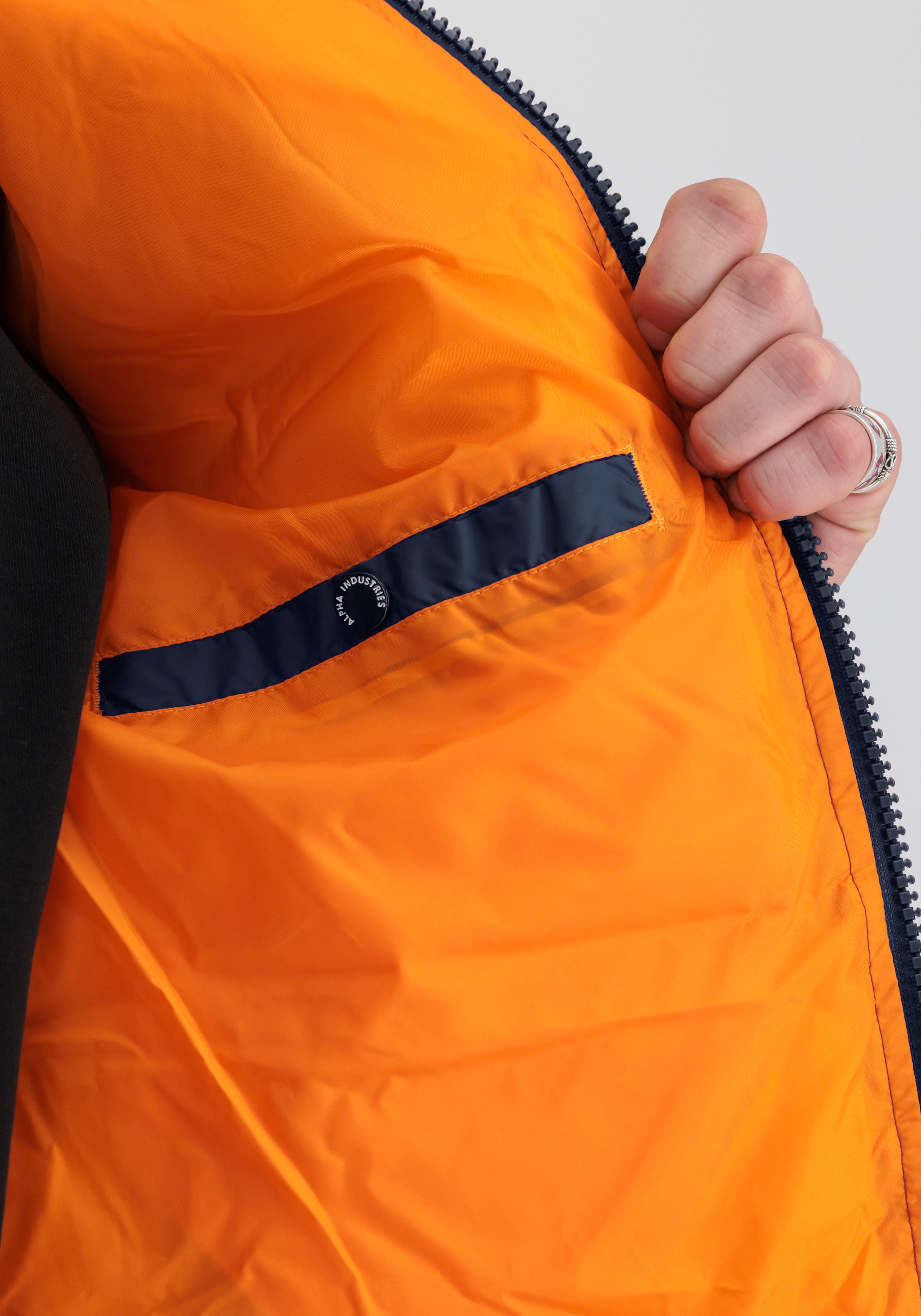 Alpha Industries Steppjacke »Hooded Puffer Alpha FD«, mit Kapuze