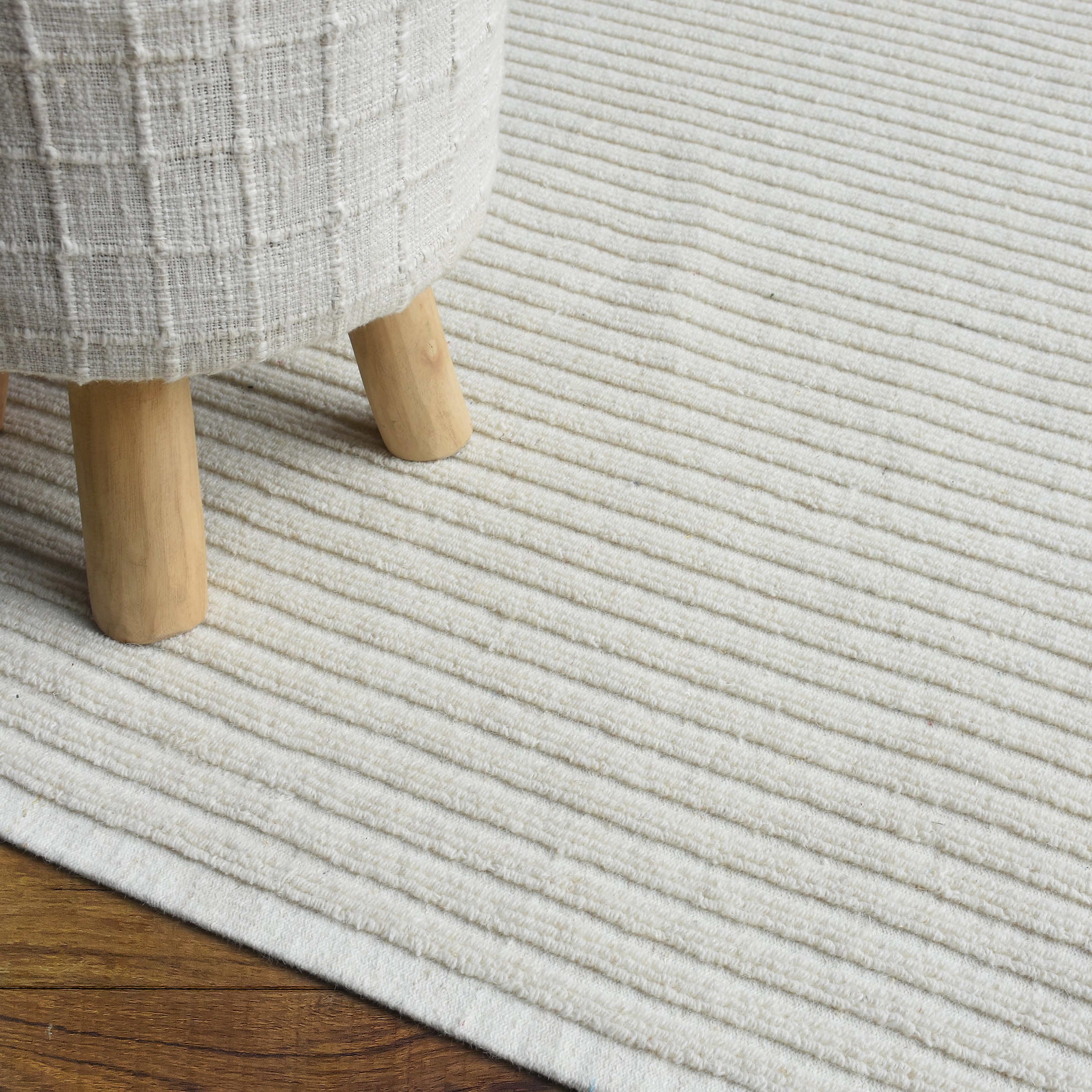 my home Wollteppich »Sola,  Wolle, Hoch-Tief-Struktur, maschinell gewebt« rechteckig 12 mm Höhe einfarbig, Wolle, Teppich, Wohnzimmer, Schlafzimmer, Esszimmer