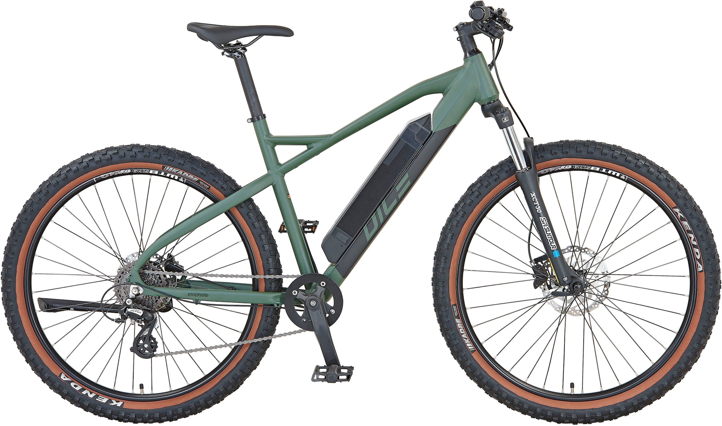 Prophete E-Bike »DICE 1.0«, 8 Gang, Shimano, Altus, Heckmotor 250 W, Pedelec, Elektrofahrrad für Herren, MTB, Mountainbike