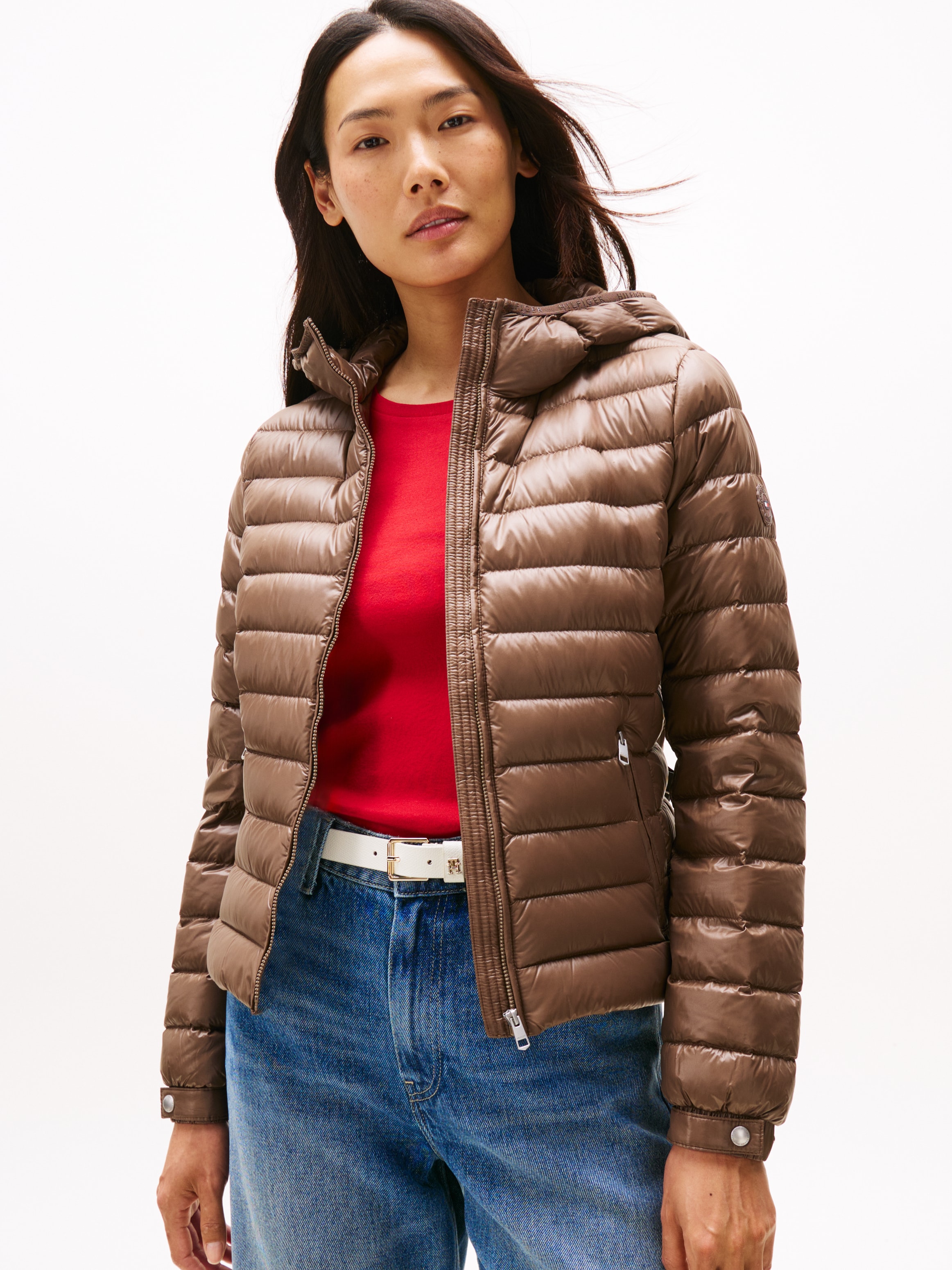 Tommy Hilfiger Steppjacke "UL DOWN REG HOODED JACKET", mit Kapuze günstig online kaufen
