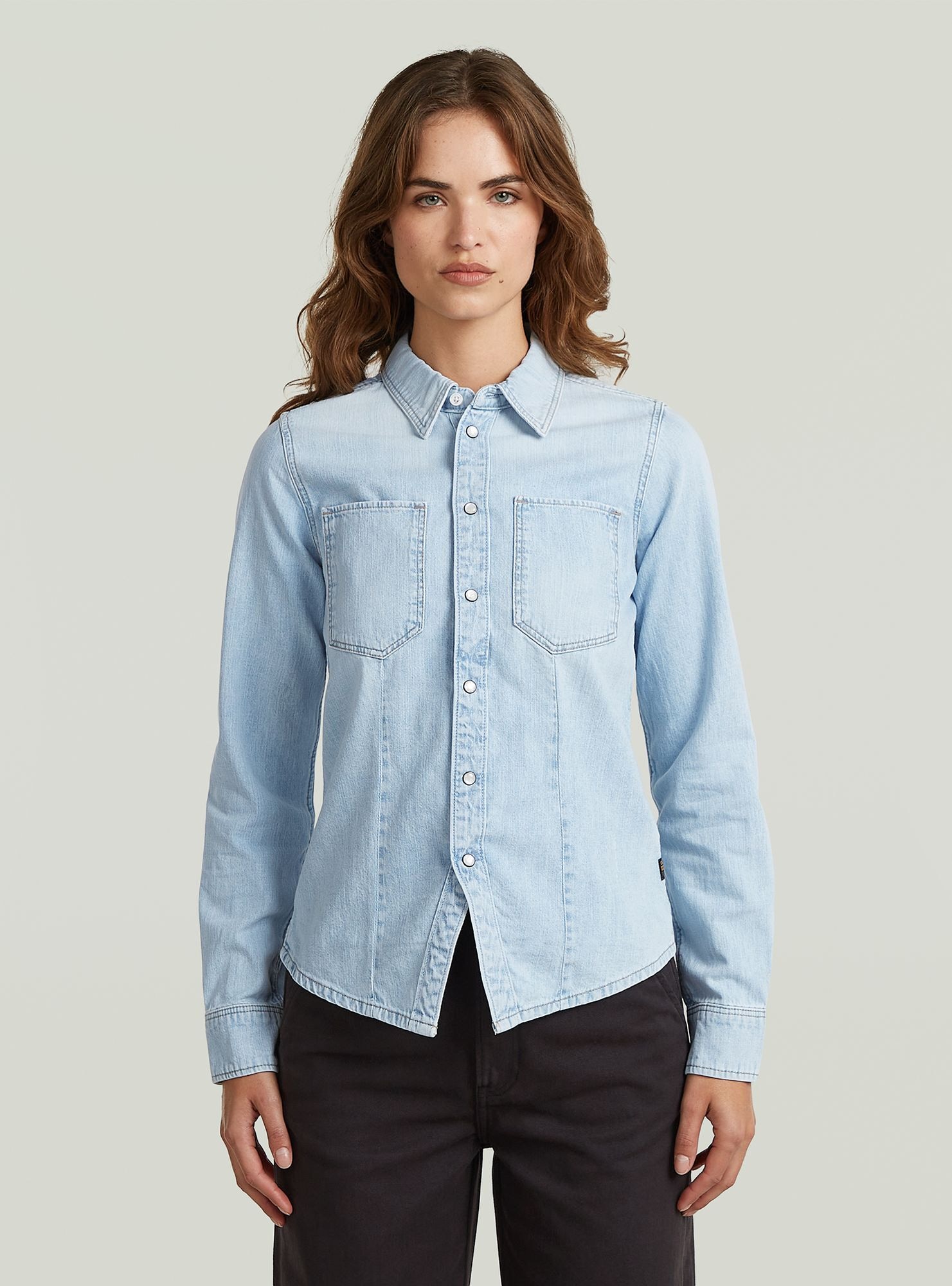 G-STAR Langarmshirt "Kick Slim Hemd" günstig online kaufen