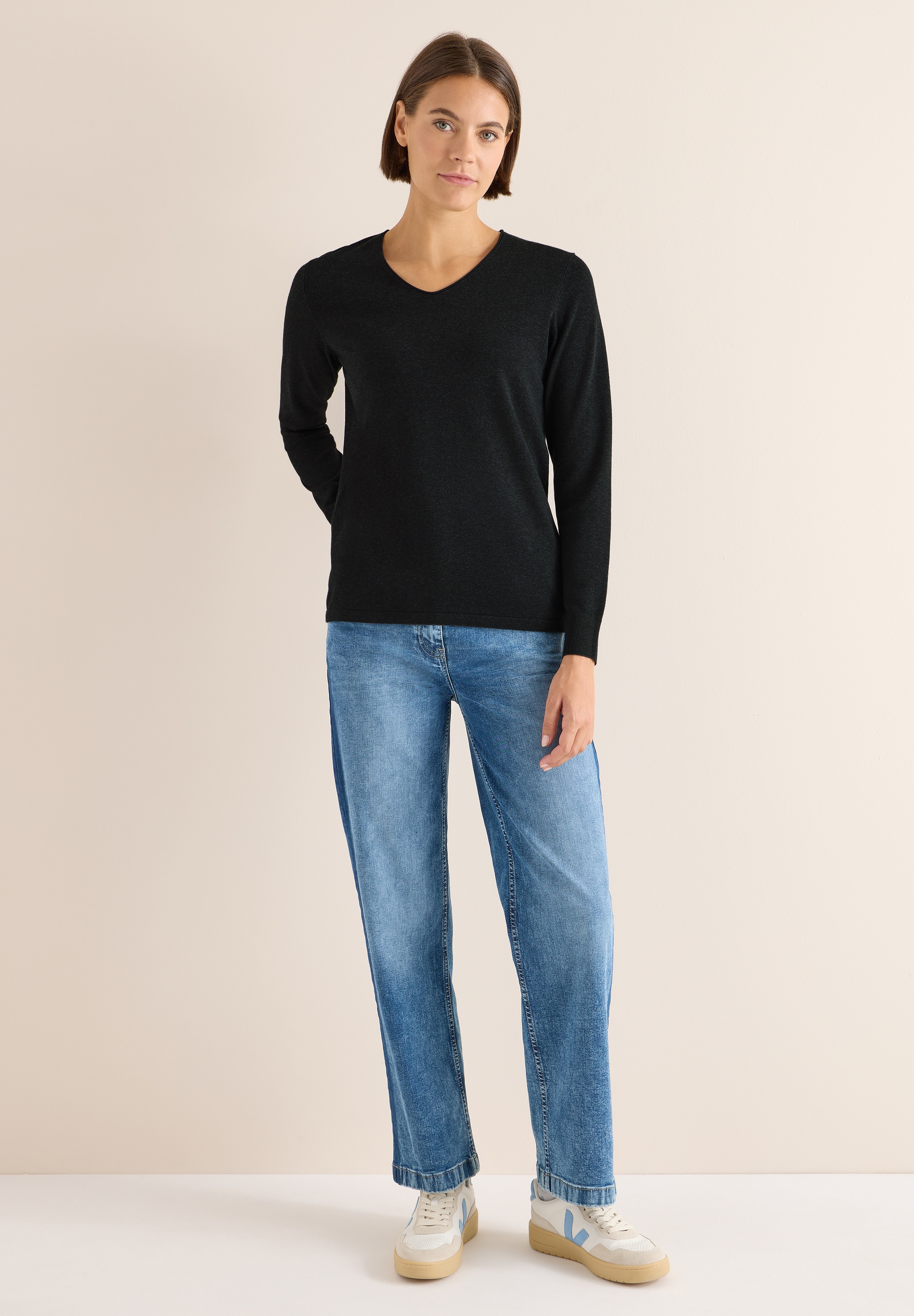 Cecil Strickpullover, im soften Baumwoll-Mix