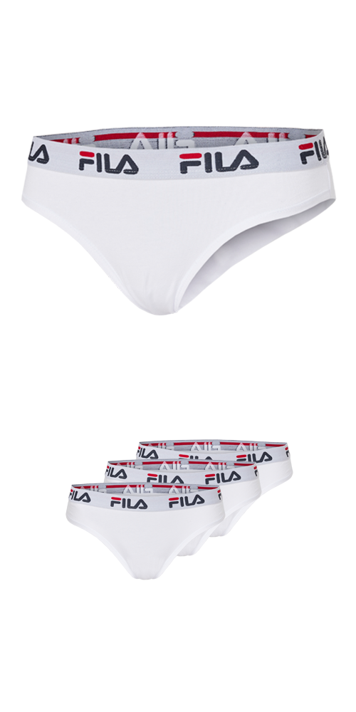 Fila Brasilslip, (3er Pack), mit elastischem Logobund