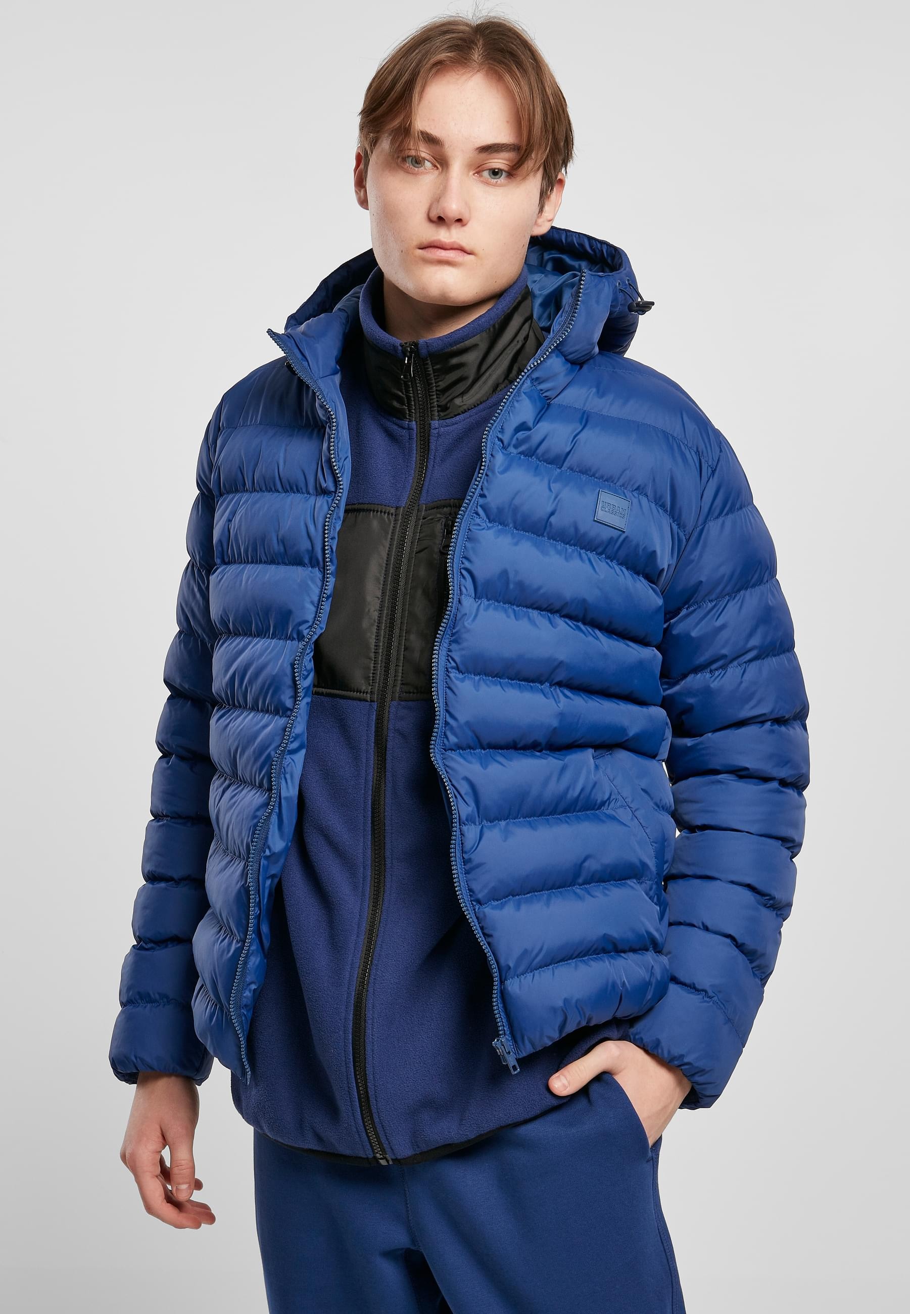 URBAN CLASSICS Winterjacke »Urban Classics Herren Basic Bubble Jacket«, (1 St.), mit Kapuze