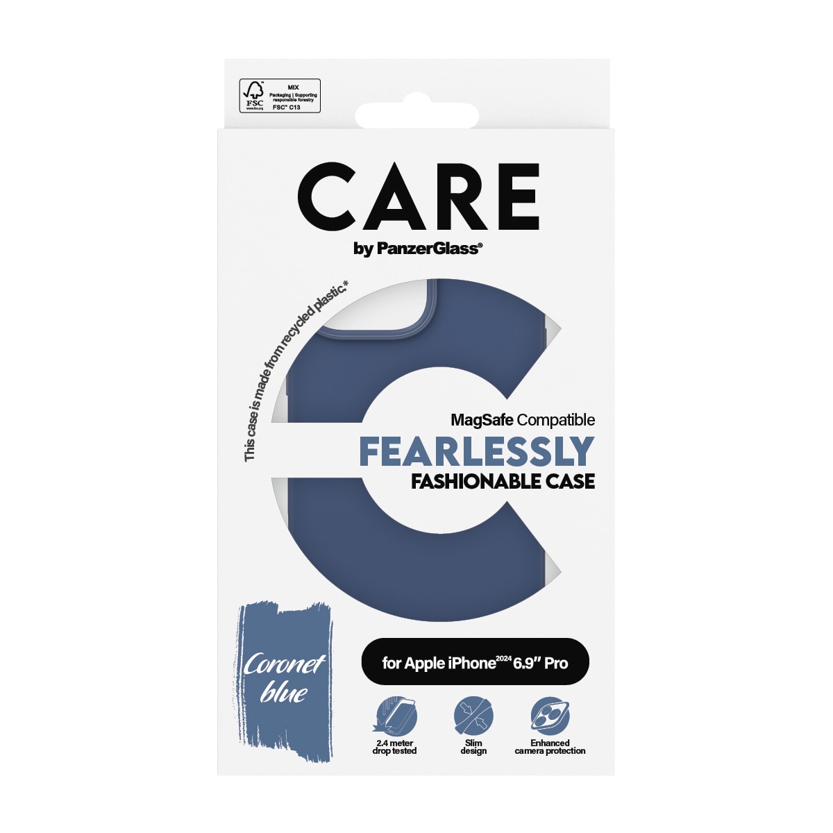 CARE by PanzerGlass Handyhülle »Fashionable Case für Apple iPhone 16 Pro Max«, Backcover, Schutzhülle, Handyschutzhülle, Case, Schutzcase, stoßfest