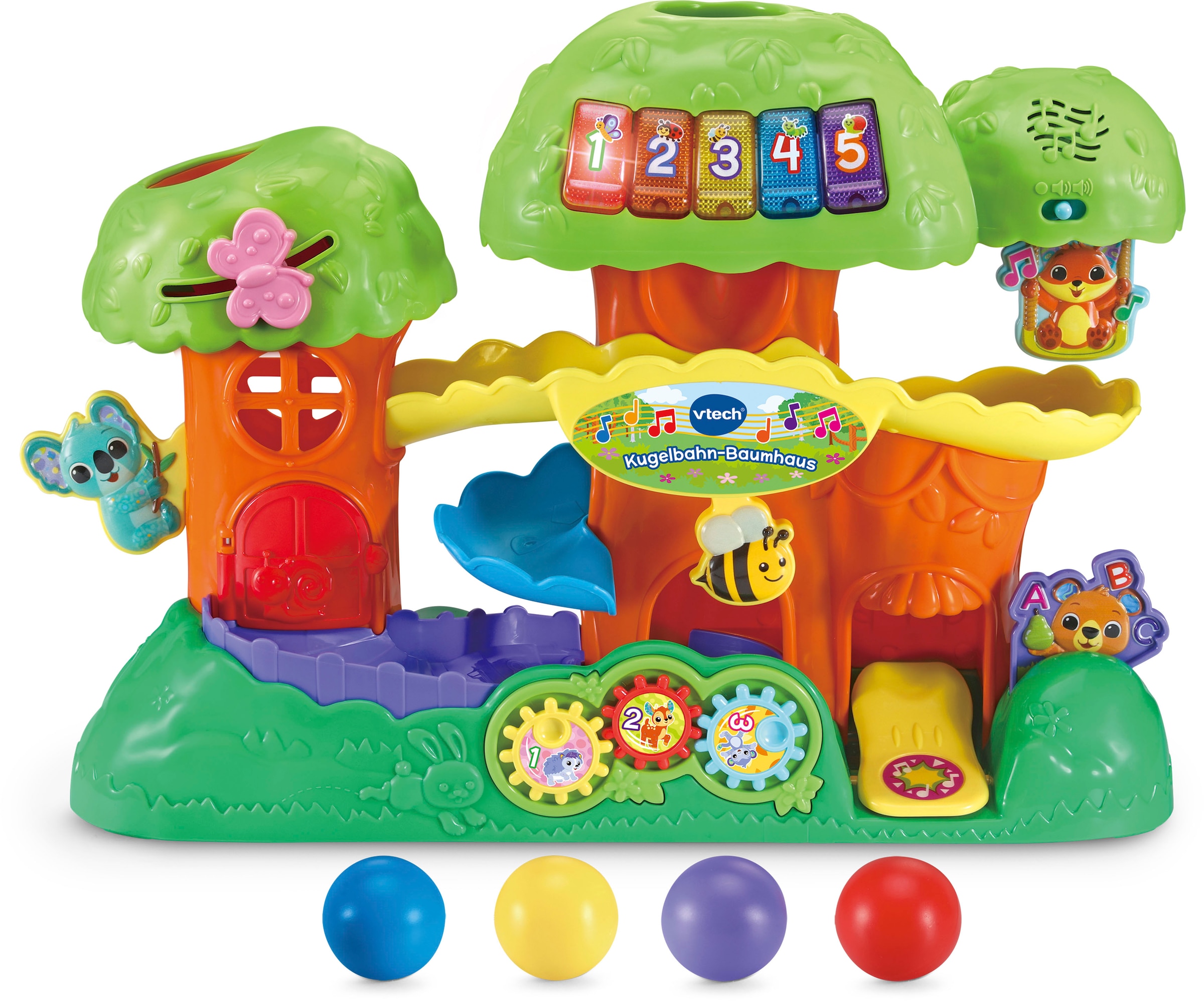 Vtech® Kugelbahn »Vtech Baby, Kugelbahn-Baumhaus«, mit Sound