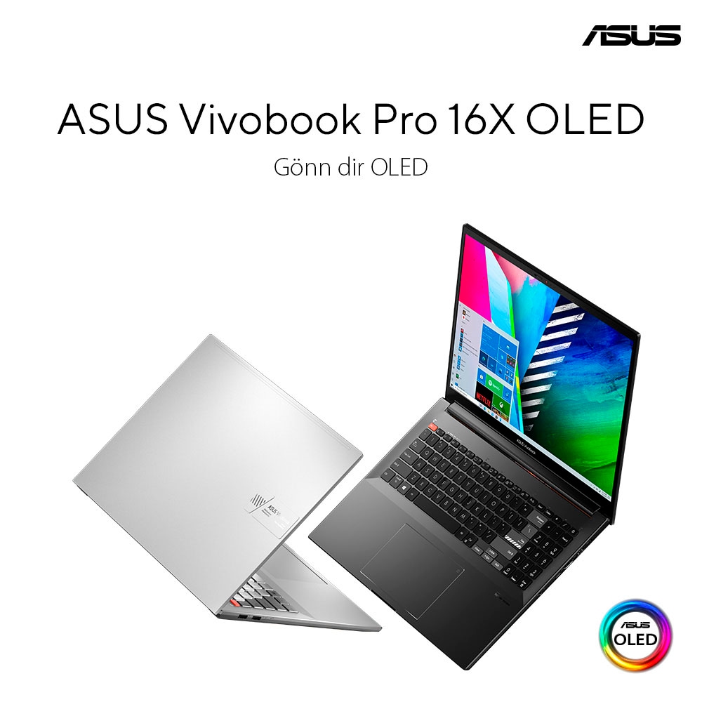 Asus Gaming-Notebook »Vivobook Pro 16X OLED M7600RE-L2028W«, 40,6 cm, / 16 Zoll, AMD, Ryzen 9, GeForce RTX 3050 Ti, 1000 GB SSD