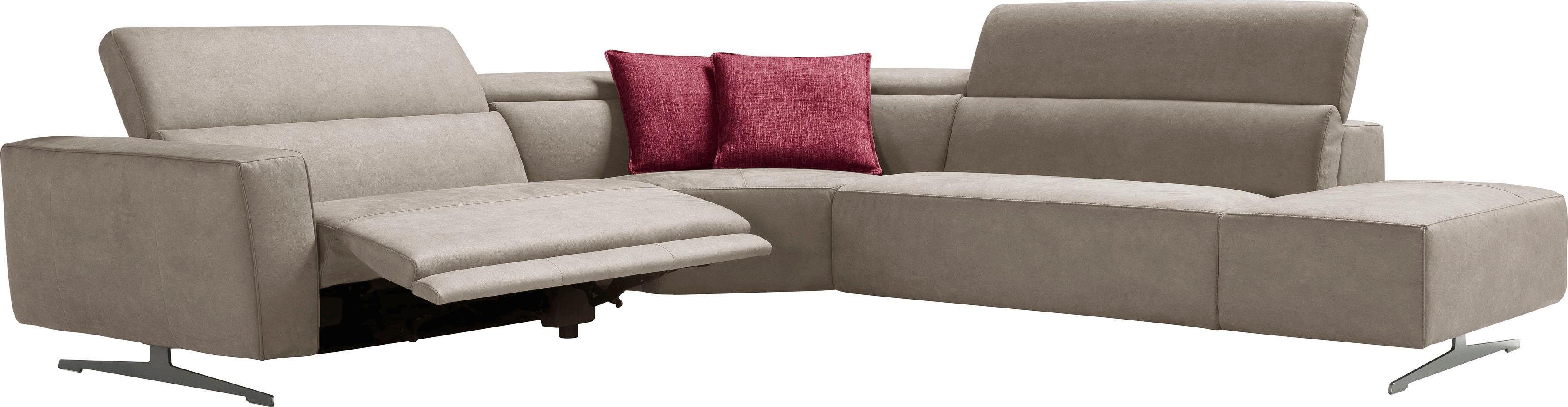 Thumbnail - Egoitaliano Ecksofa "Stefanie-e, Designsofa der Extraklasse, bequem mit hohem Sitzkomfort", mit Relaxfunktion und verste...