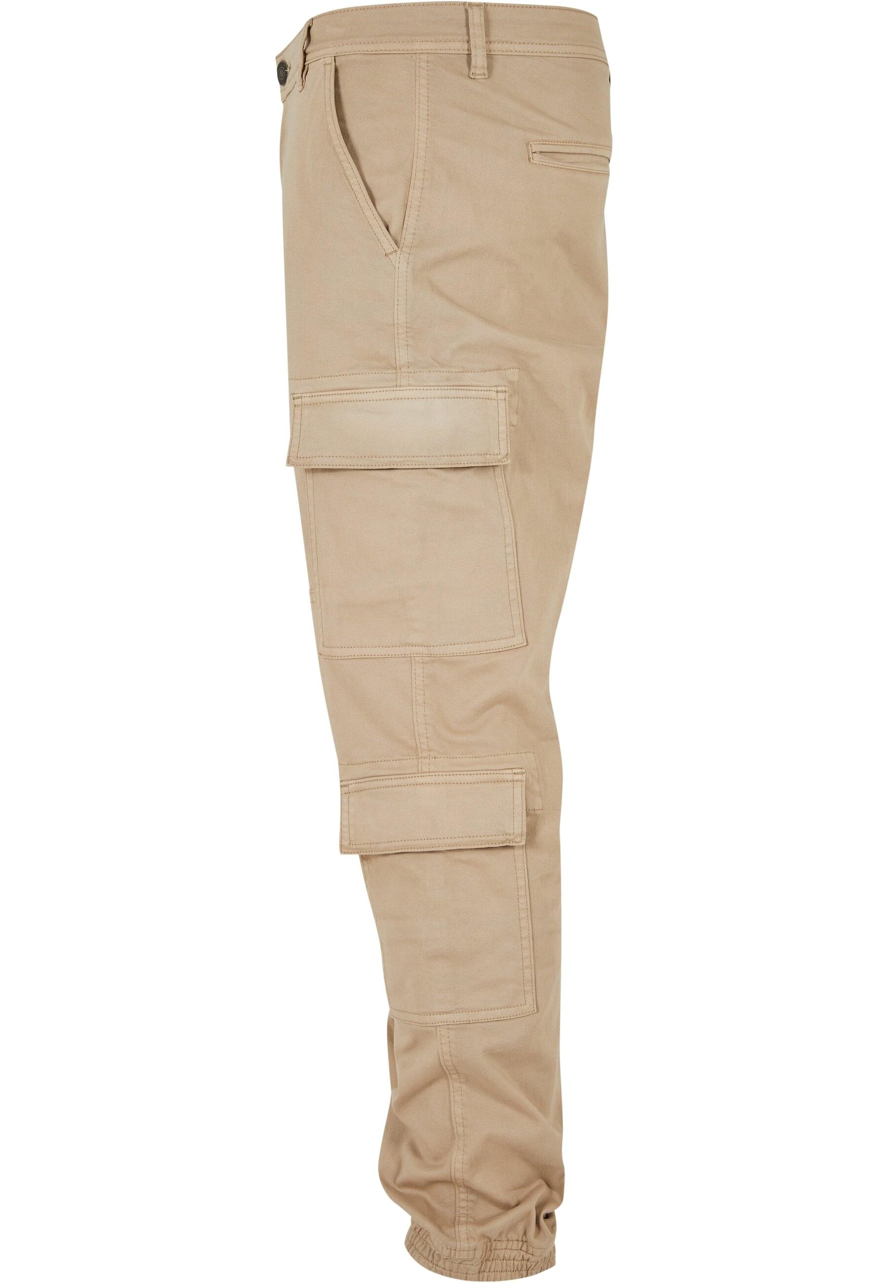 URBAN CLASSICS Stoffhose »Urban Classics Herren Double Cargo Twill Jogging Pants«, (1 tlg.)