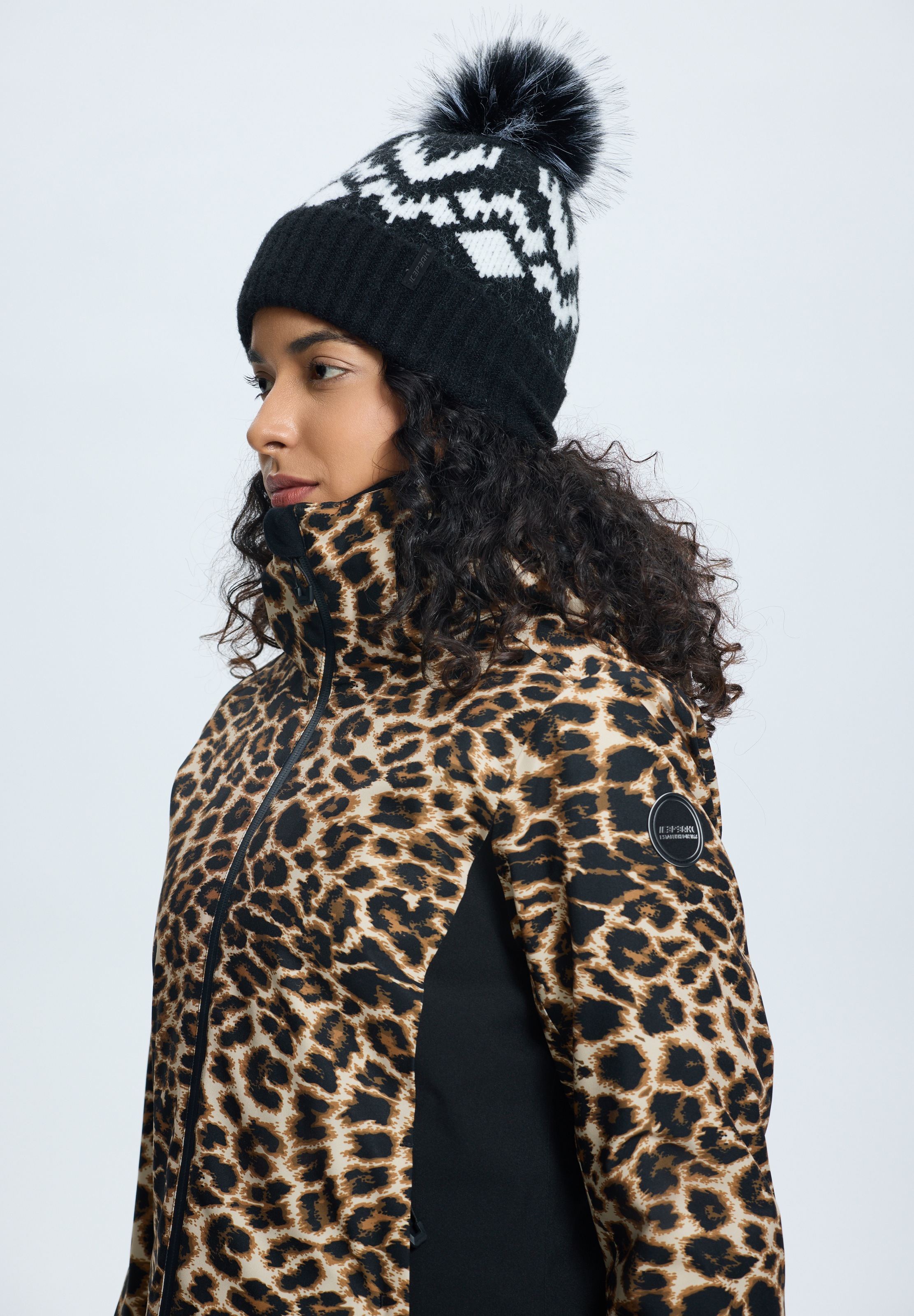 Icepeak Skijacke "ICEPEAK FOWLER" Leoprint, Atmungsaktiv, wasserabweisend günstig online kaufen
