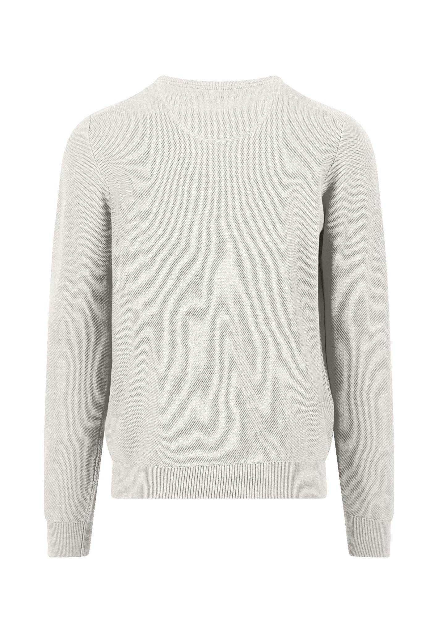 FYNCH-HATTON Rundhalspullover mit Logo Stickerei günstig online kaufen