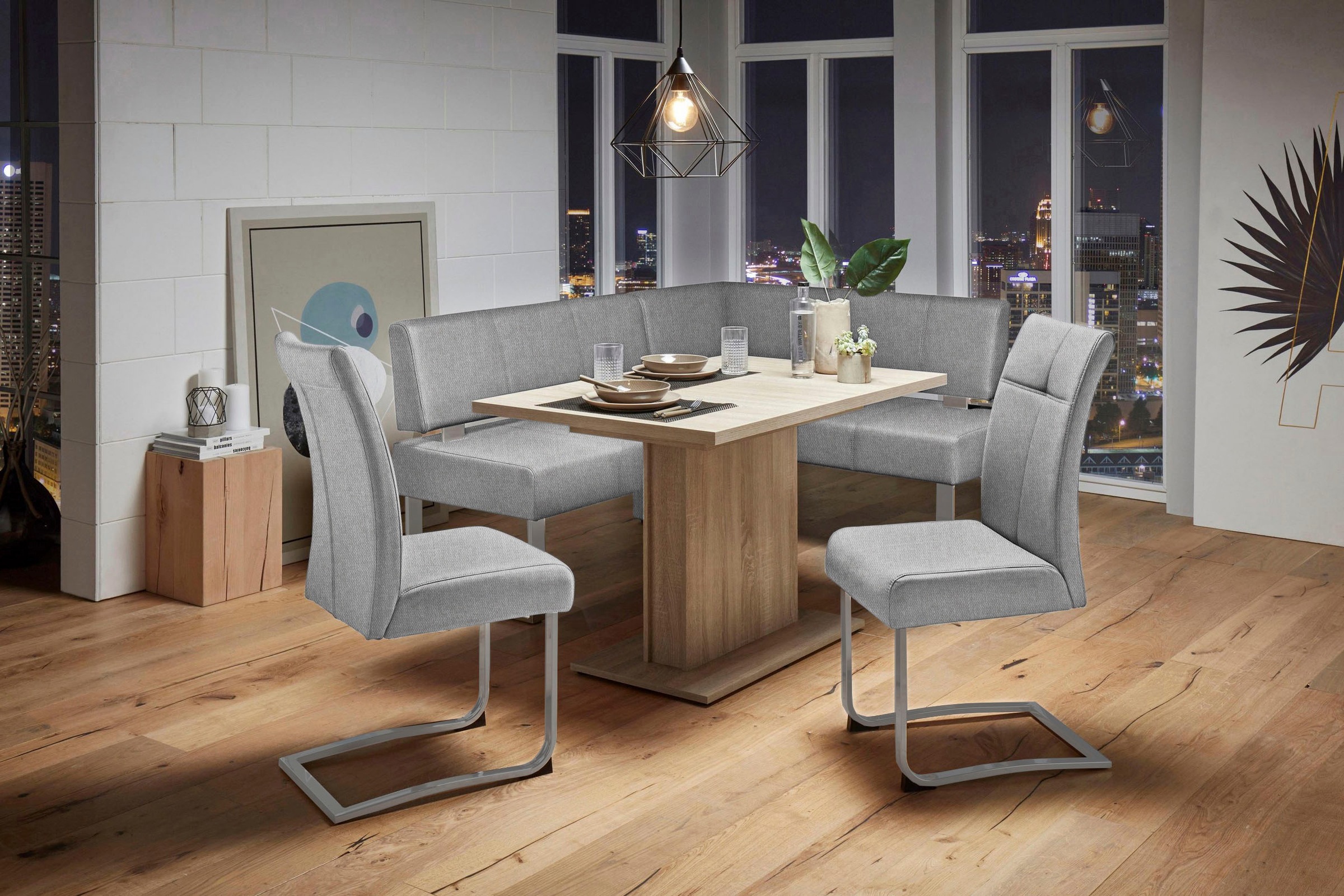 OTTO home Freischwinger "Rab" (Set) 2 Stk.Bezug in verschiedenen Qualitäten günstig online kaufen