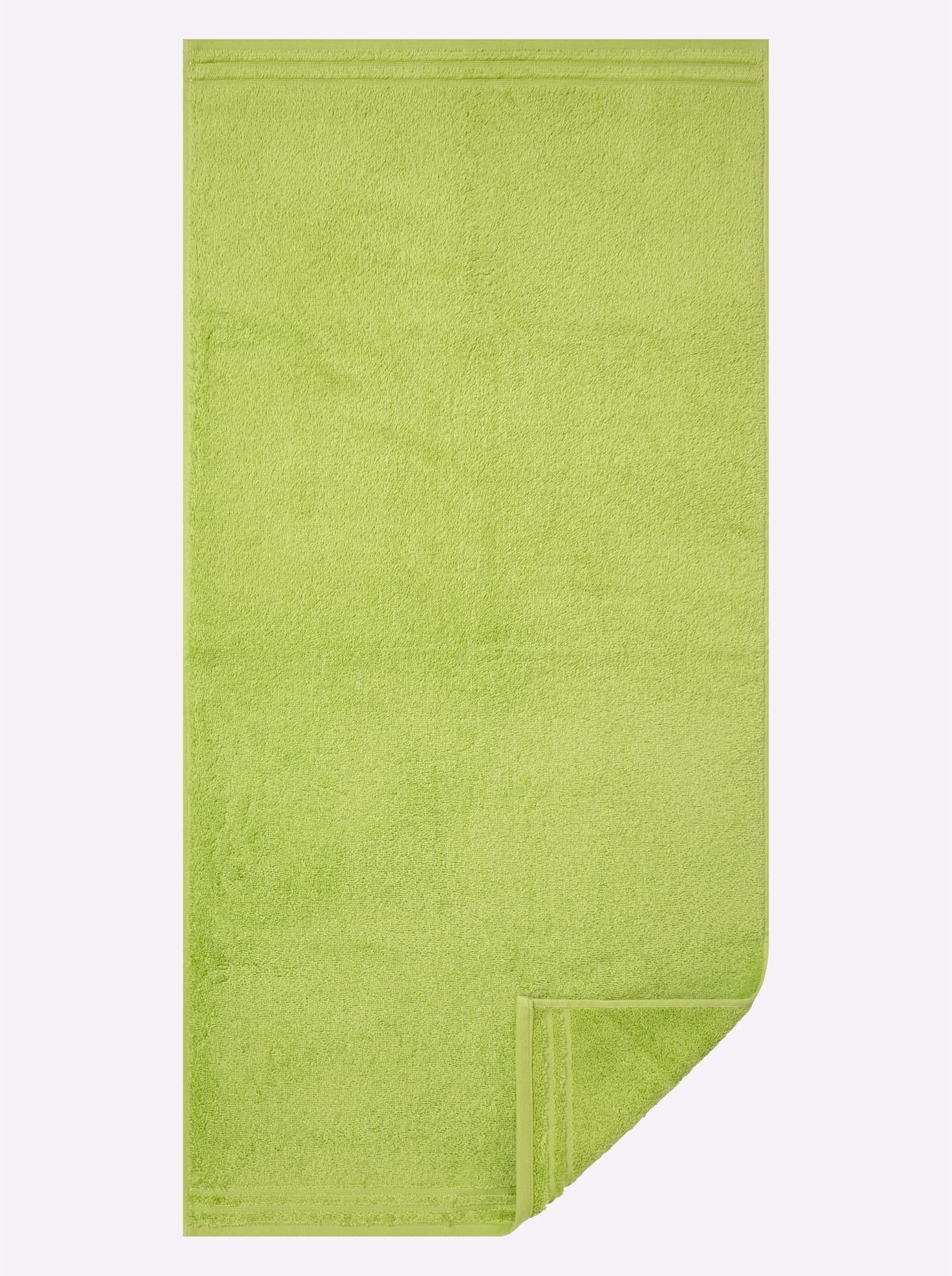 Handtuch VOSSEN, B:16cm L:22cm, grün, 100% Baumwolle, Handtücher