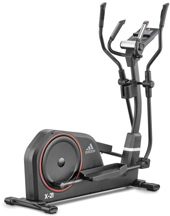 Crosstrainer-Ergometer "X-21", B:63,5cm H:160,5cm L:163cm, schwarz, ADIDAS PERFORMANCE, Crosstrainer, Schwungmasse ca. 8 kg, 24 Widerstandsstufen