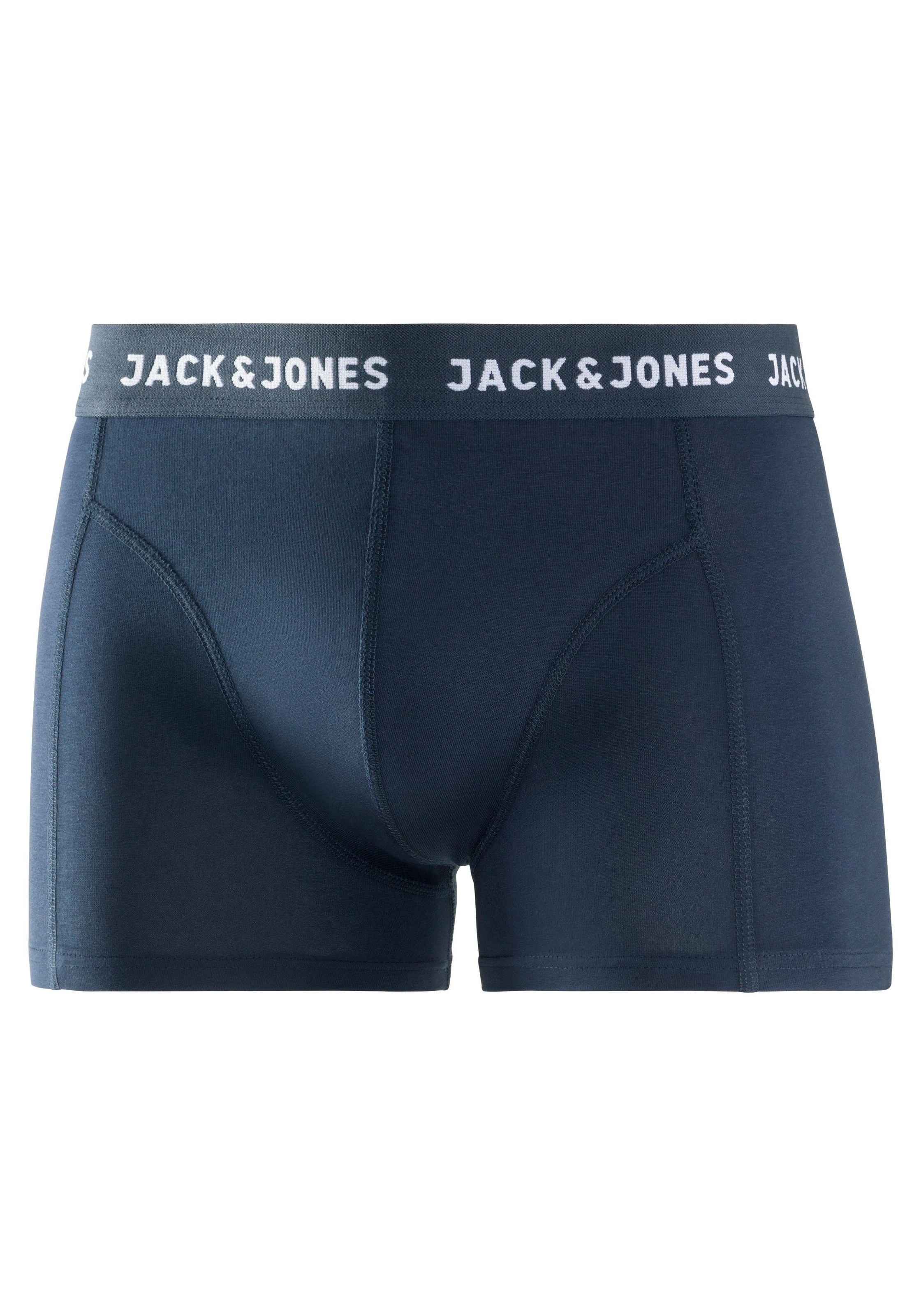Jack & Jones Boxer "JACANTHONY im 3er Pack mit Logo-Bund und weichem Griff" günstig online kaufen