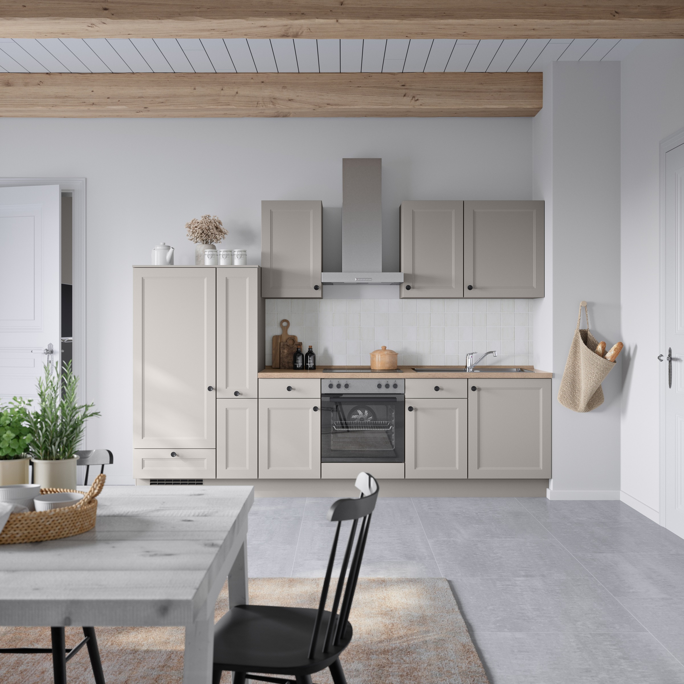 nobilia® Küchenzeile »"Cascada I"«, vormontiert, Ausrichtung wählbar, Breite 300 cm, wahlw. mit E-Geräten