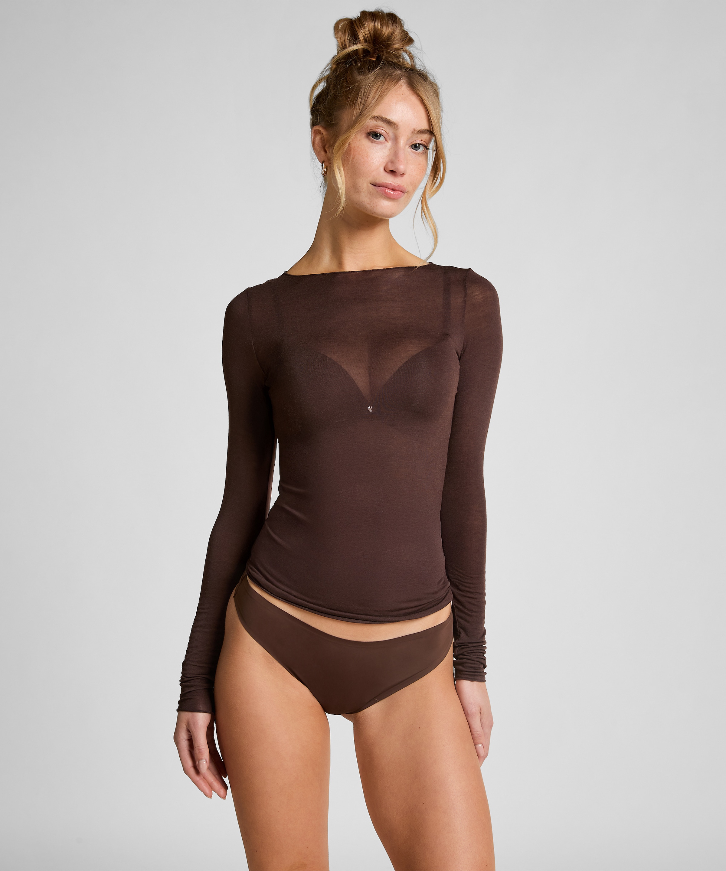 Hunkemöller Pyjama »super soft Boatneck shirt with Cashmere«