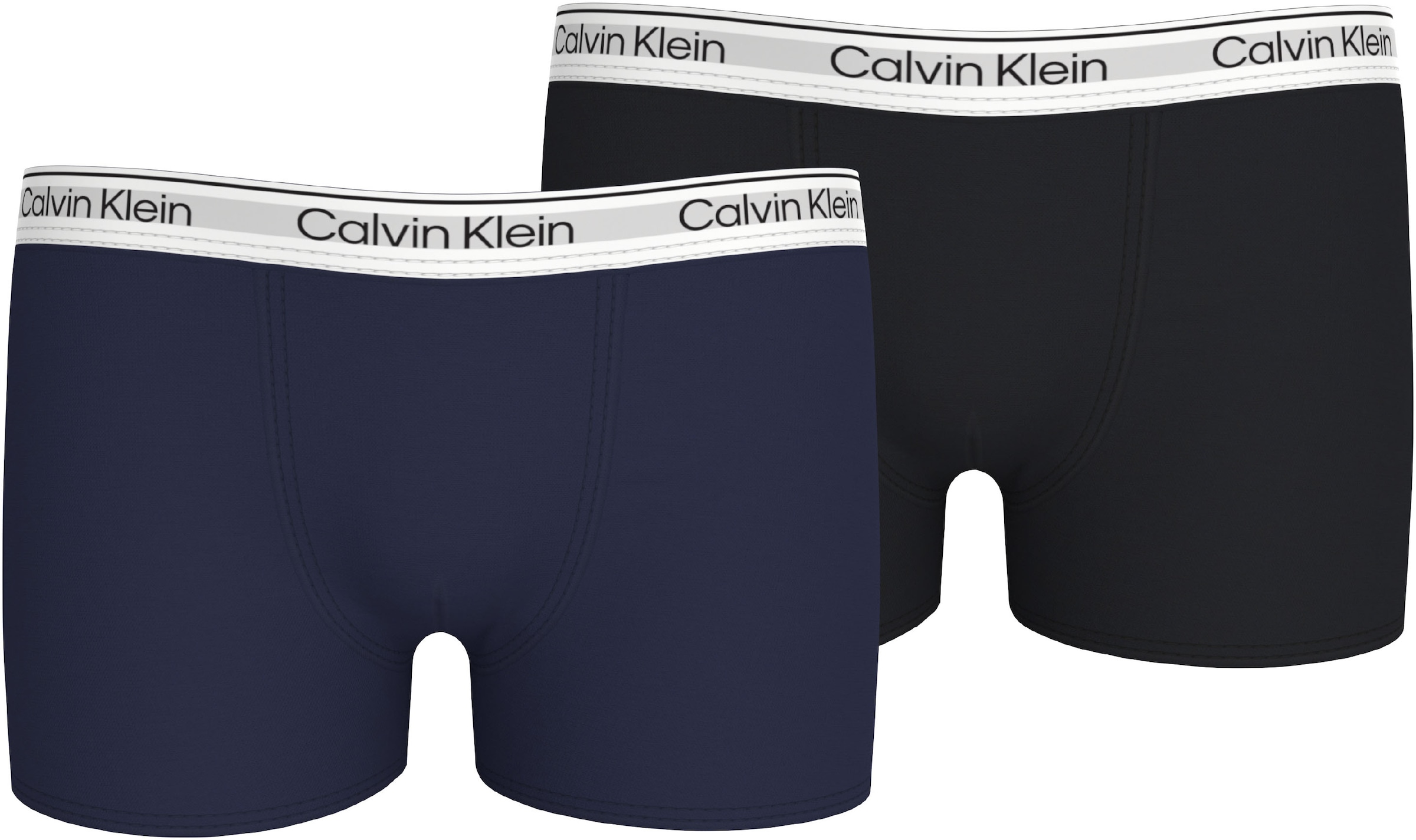 Calvin Klein Underwear Trunk "2PK TRUNK", (Packung, 2er-Pack), für Kinder bis 16 Jahre, mit Logo-Elastikbund