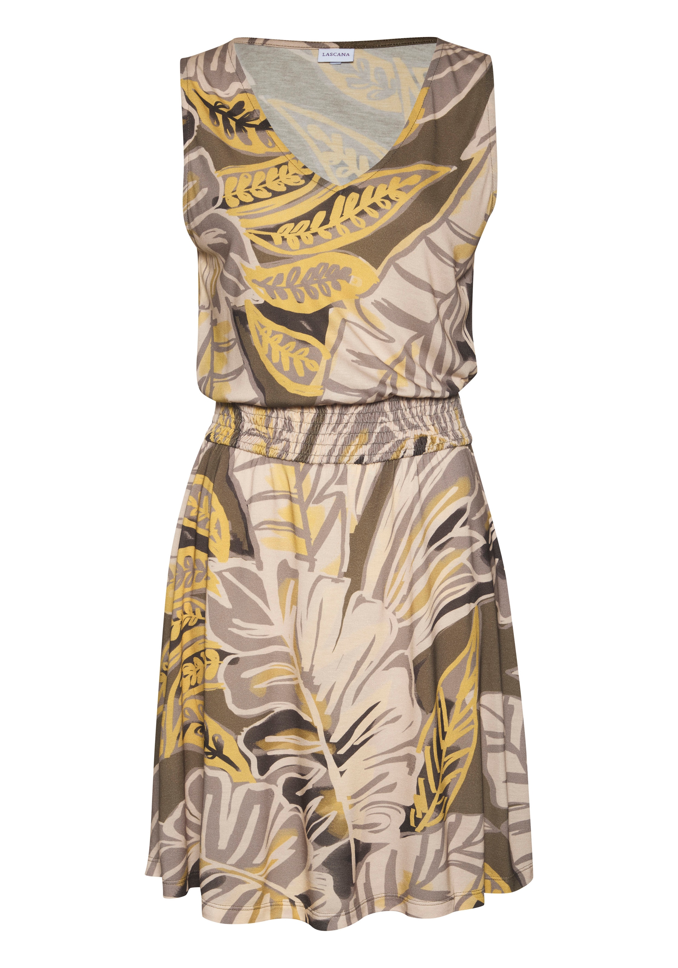 LASCANA Jerseykleid, mit Alloverdruck