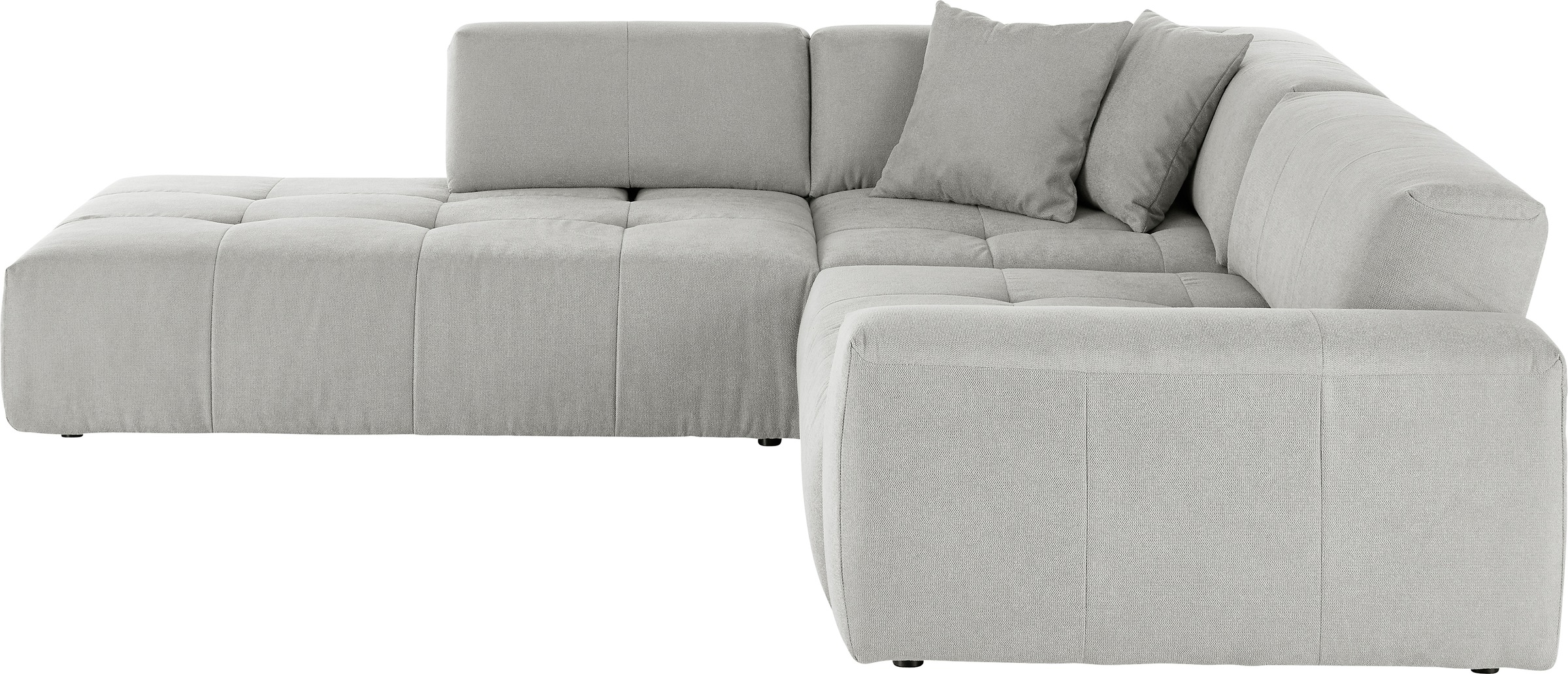 3C Candy Ecksofa »Yoshy Komfortsofa, bequem und modern, hochwertige Verarbeitungsdetails«, Zwei verschiedene Sitztiefen durch verstellbare Rückenlehne, L-Form