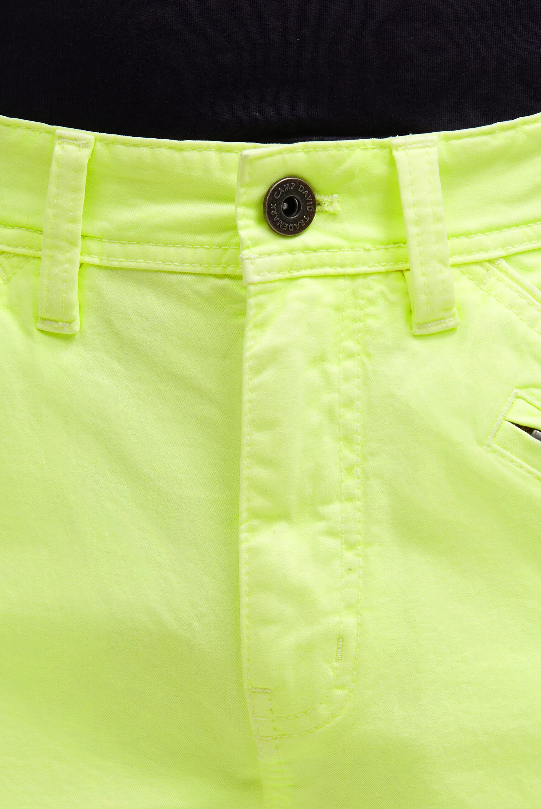 CAMP DAVID Shorts  mit Vintage-Waschung