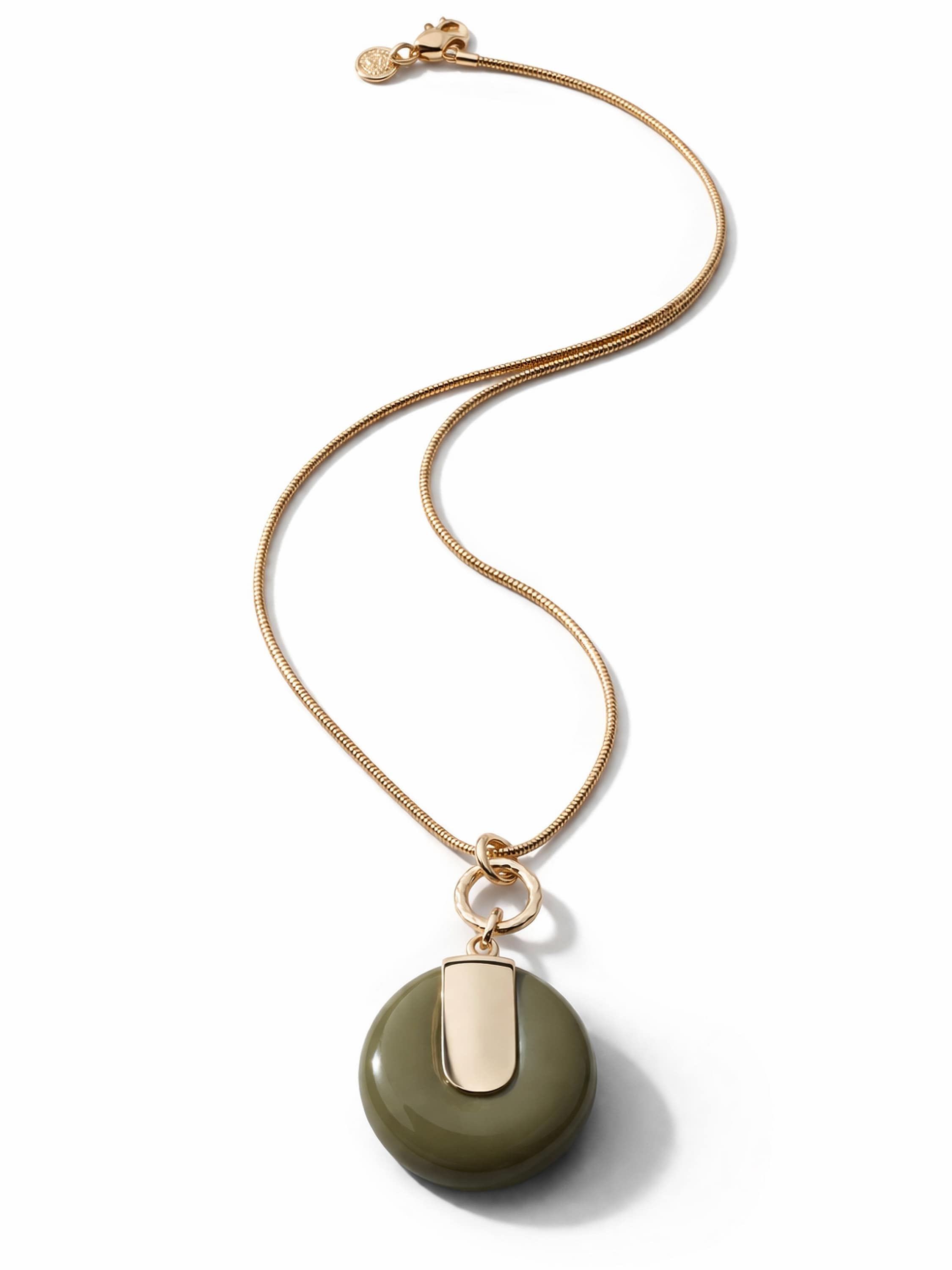 COLLEZIONE ALESSANDRO Lange Kette »Elena« Kette mit Kunstharzanhänger