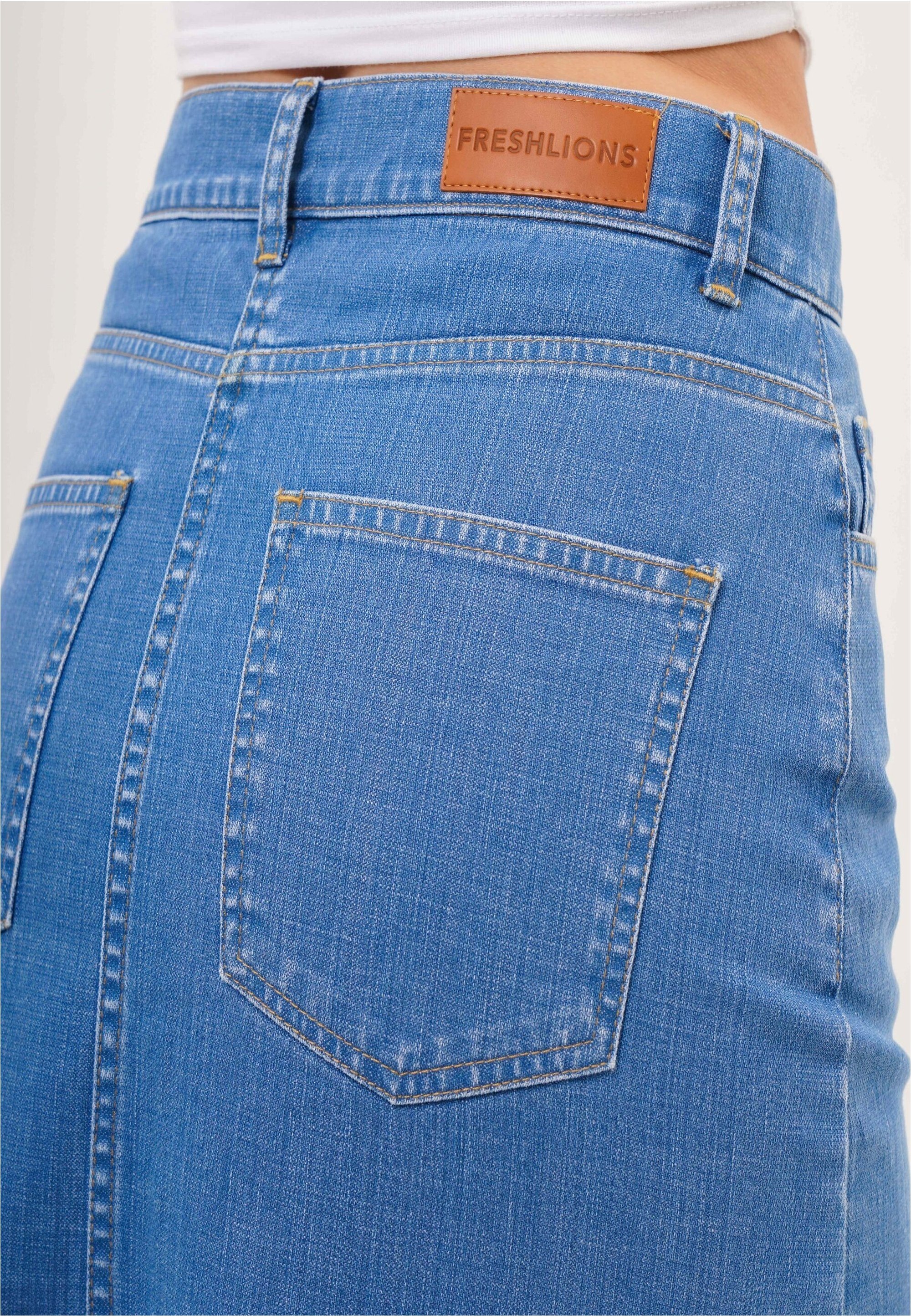 freshlions Sommerrock "Moni" 1 Stk. tlg. mit stilvollem Beinschlitz günstig online kaufen