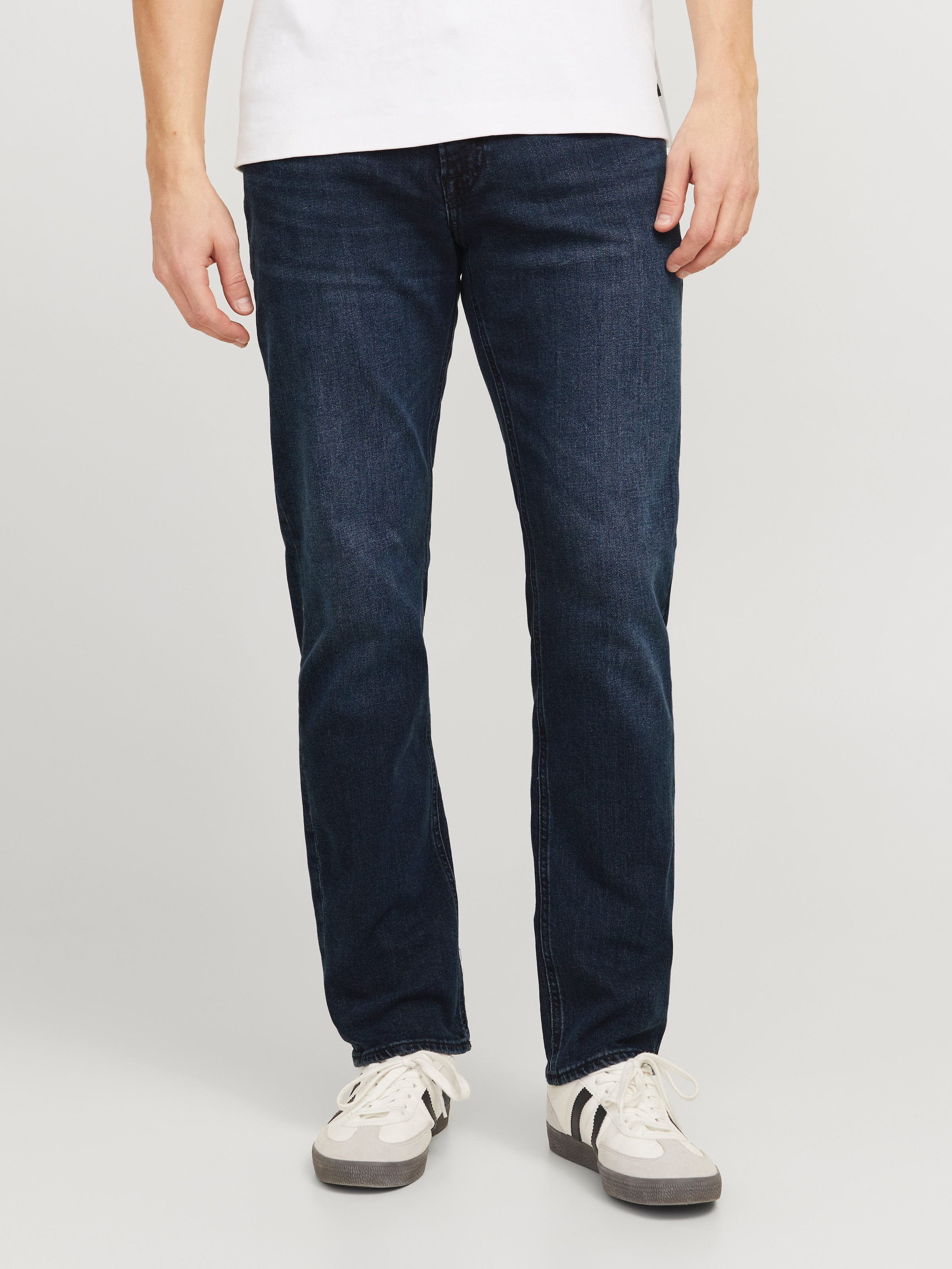 Jack & Jones "JJICLARK im Used-Look, Stretchkomfort und niedrige Leibhöhe" Baumwollmischung, regular fit