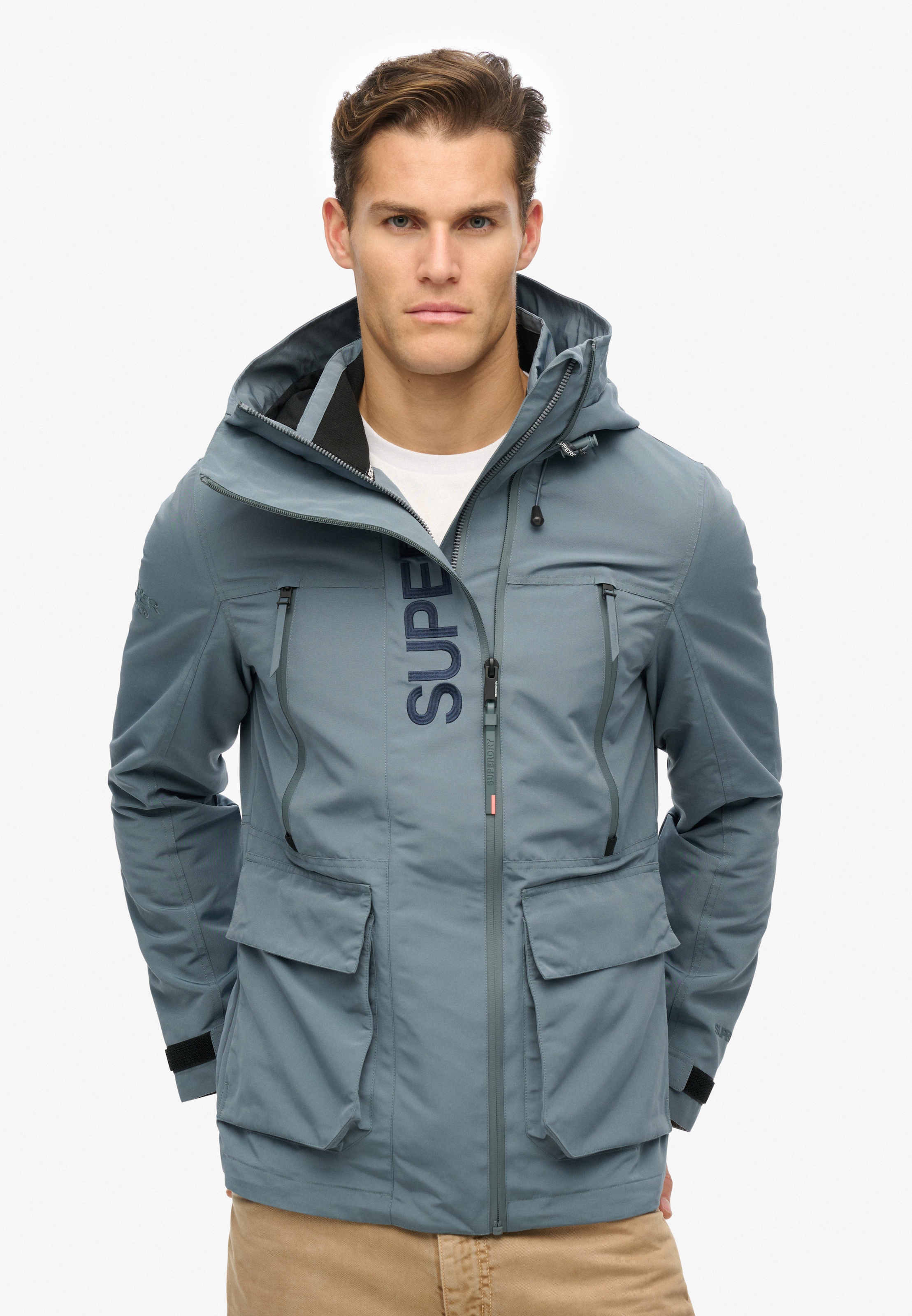 Superdry Outdoorjacke "HOOD ULTIMATE EMB WINDBREAKER", ohne Kapuze günstig online kaufen