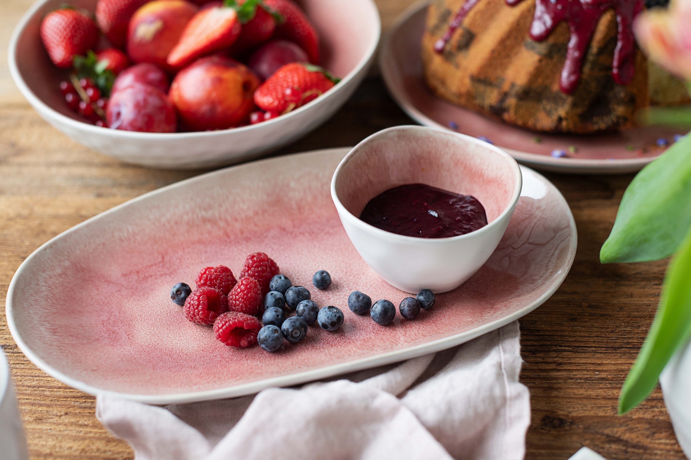 MÄSER Servierplatte "Frozen, Servierplatten-Set, Steinzeug" günstig online kaufen