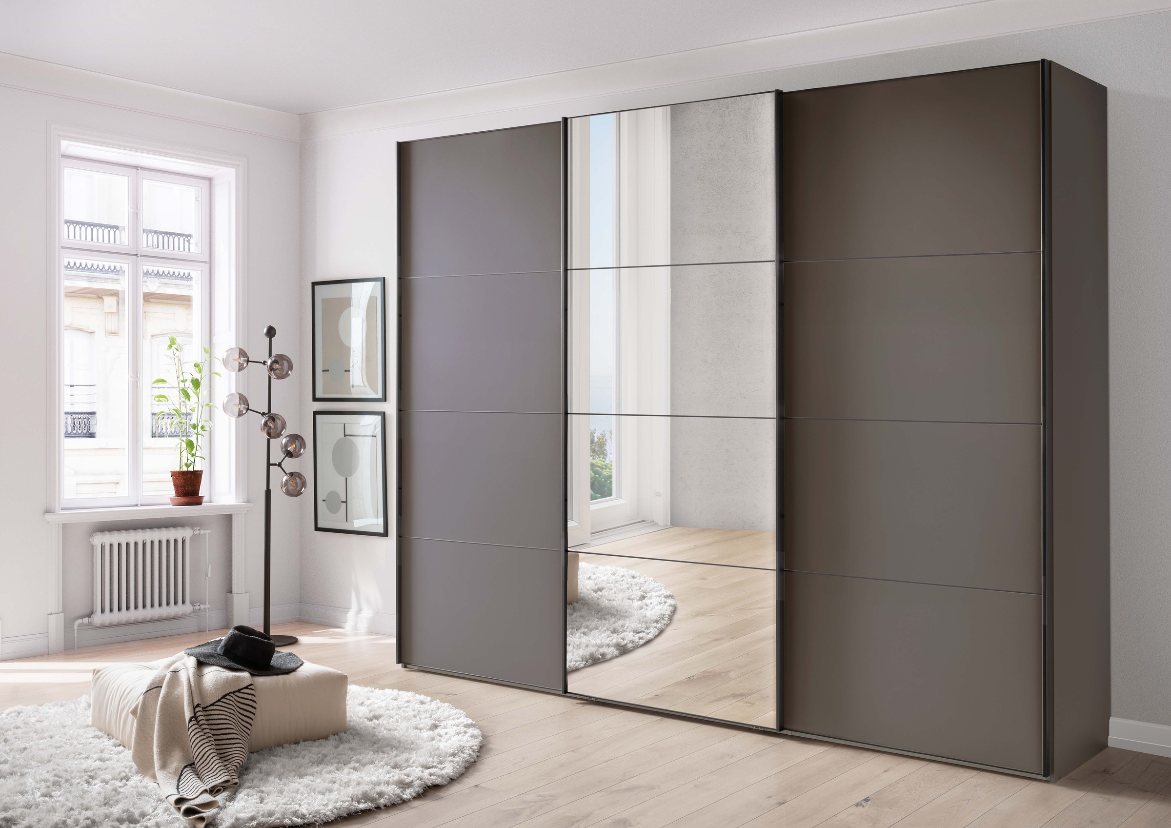 WIEMANN Schwebetürenschrank "Phoenix, Made in Germany, modernes Design, Hig günstig online kaufen