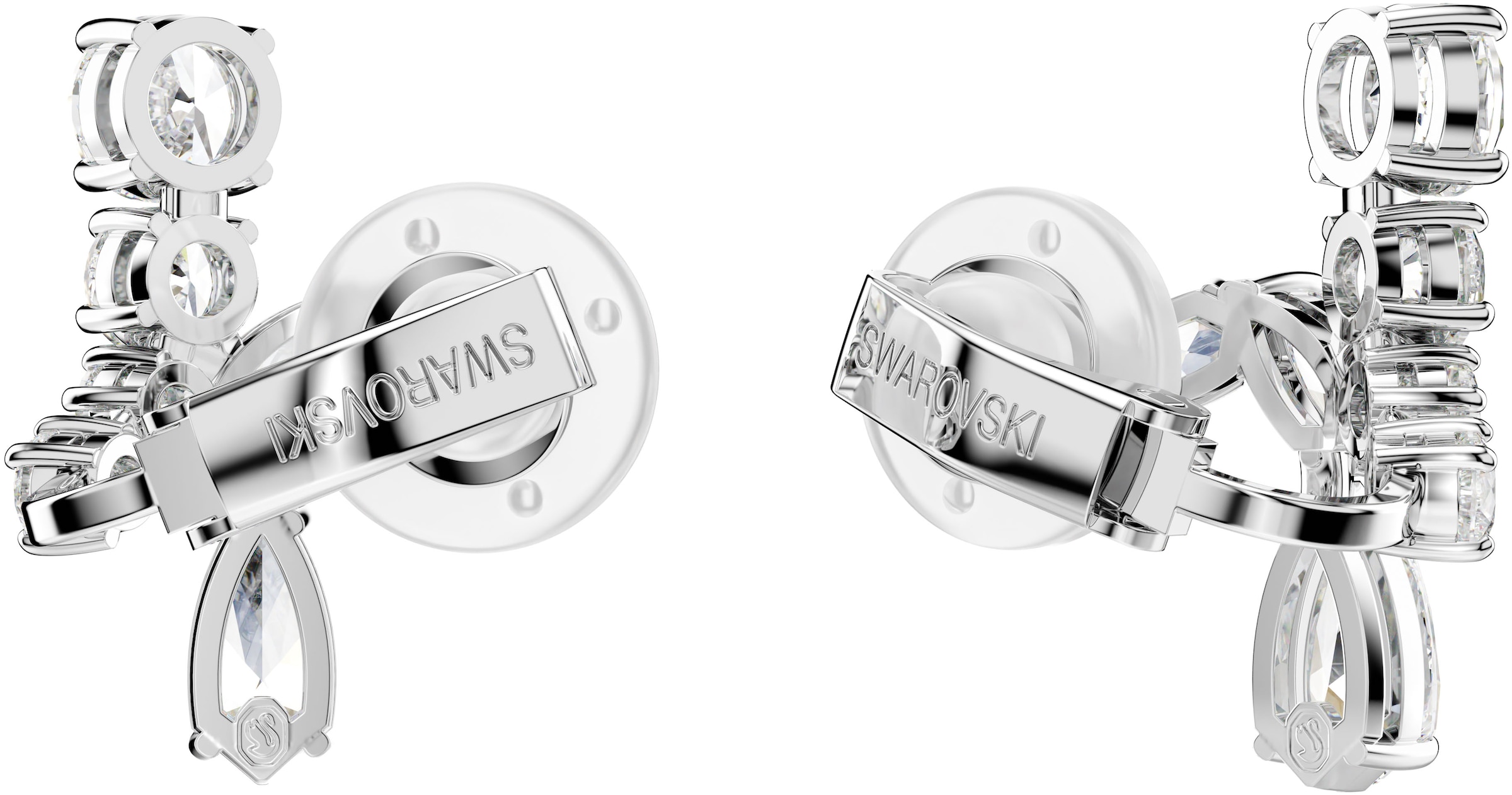 Swarovski Paar Ohrclips »Schmuck Geschenk Matrix Ohrclips, 5692523«, mit Swarovski® Zirkonia (synth.)