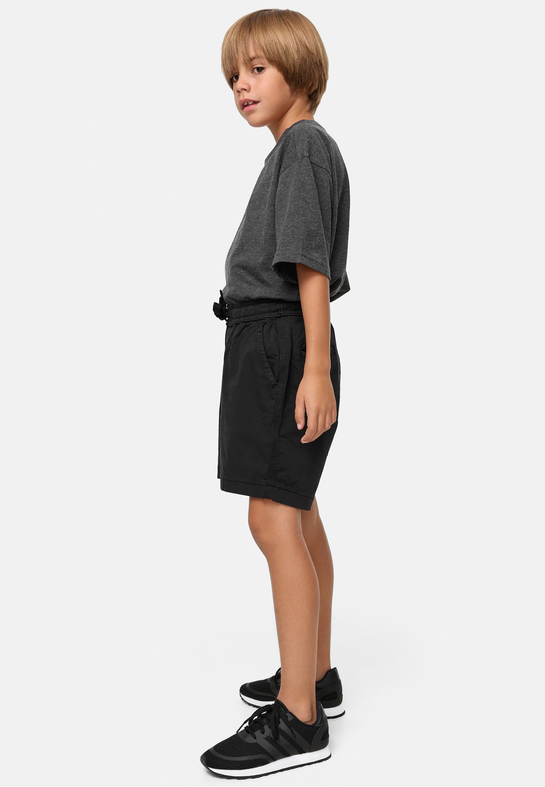 URBAN CLASSICS Stoffhose »Urban Classics Herren Boys Strech Twill Joggshorts«