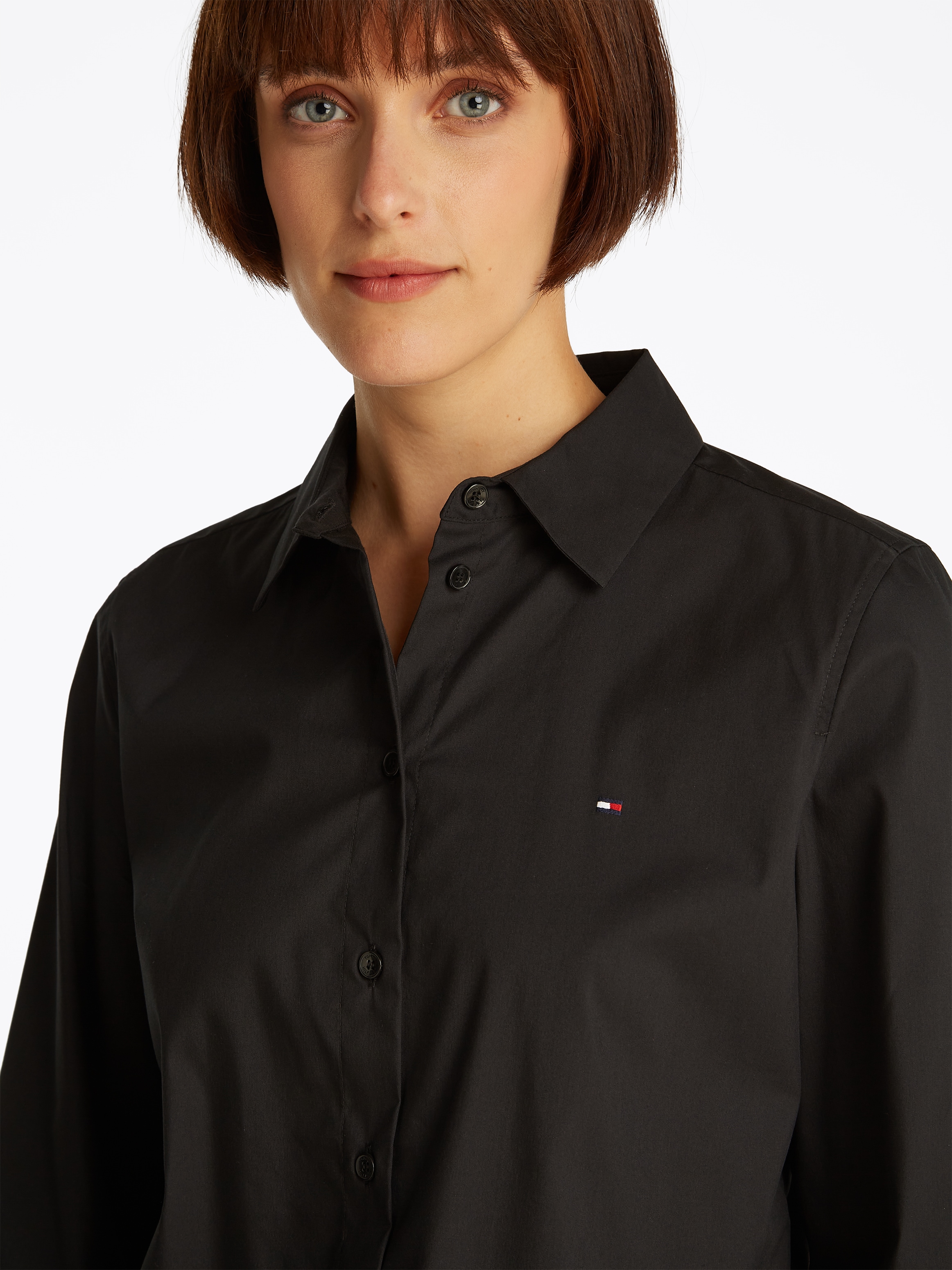 Tommy Hilfiger Hemdbluse »ESS POPLIN REGULAR SHIRT«, im klassischen Stil