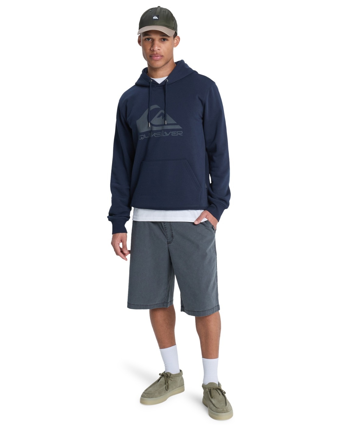Quiksilver Comp Logo Kapuzenpulli Dark Navy S 9