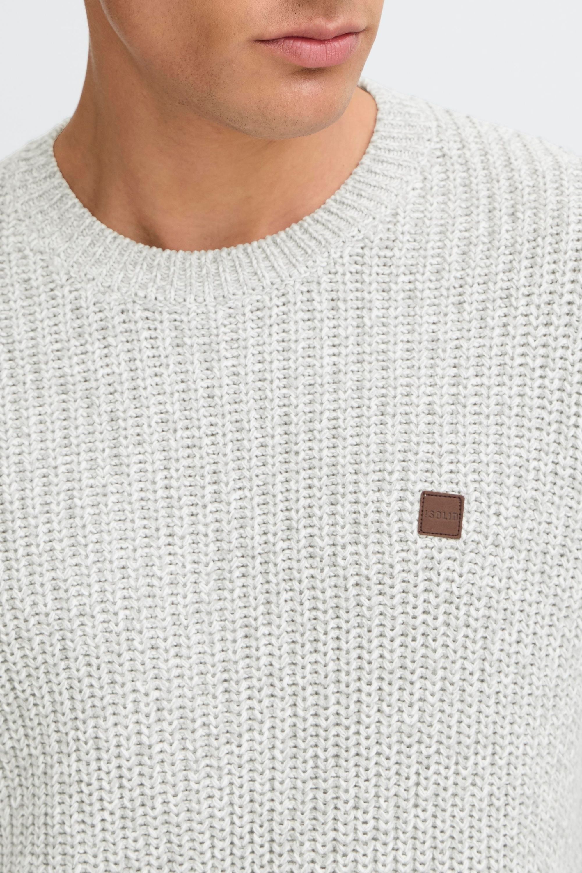 !Solid Strickfleece-Pullover »Strickpullover SDRICKY«
