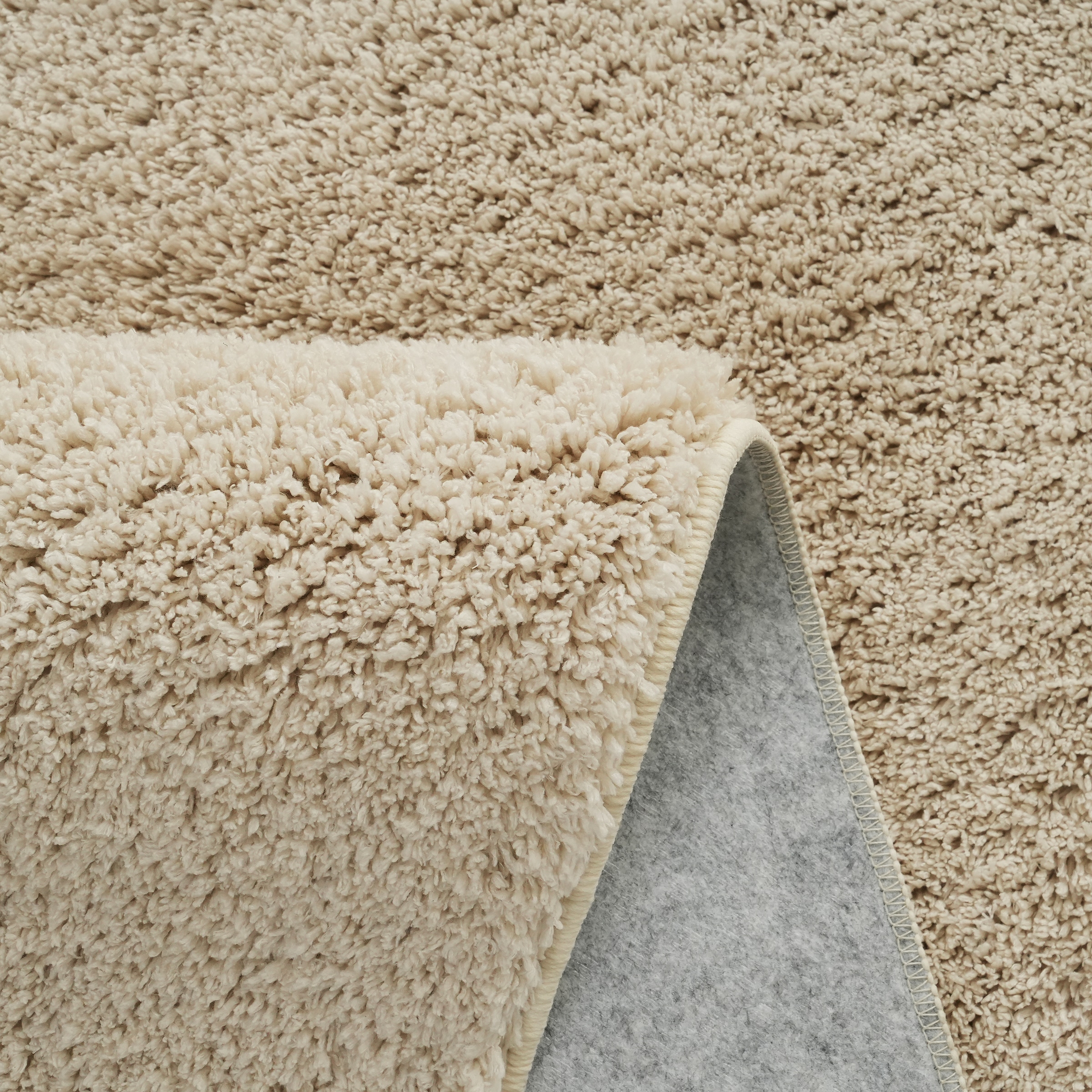 OTTO home Teppich »Cali Shaggy« rechteckig 22 mm Höhe Uni-Farben, kuschelig, & weich, waschbar, Wohnzimmer, Schlafzimmer