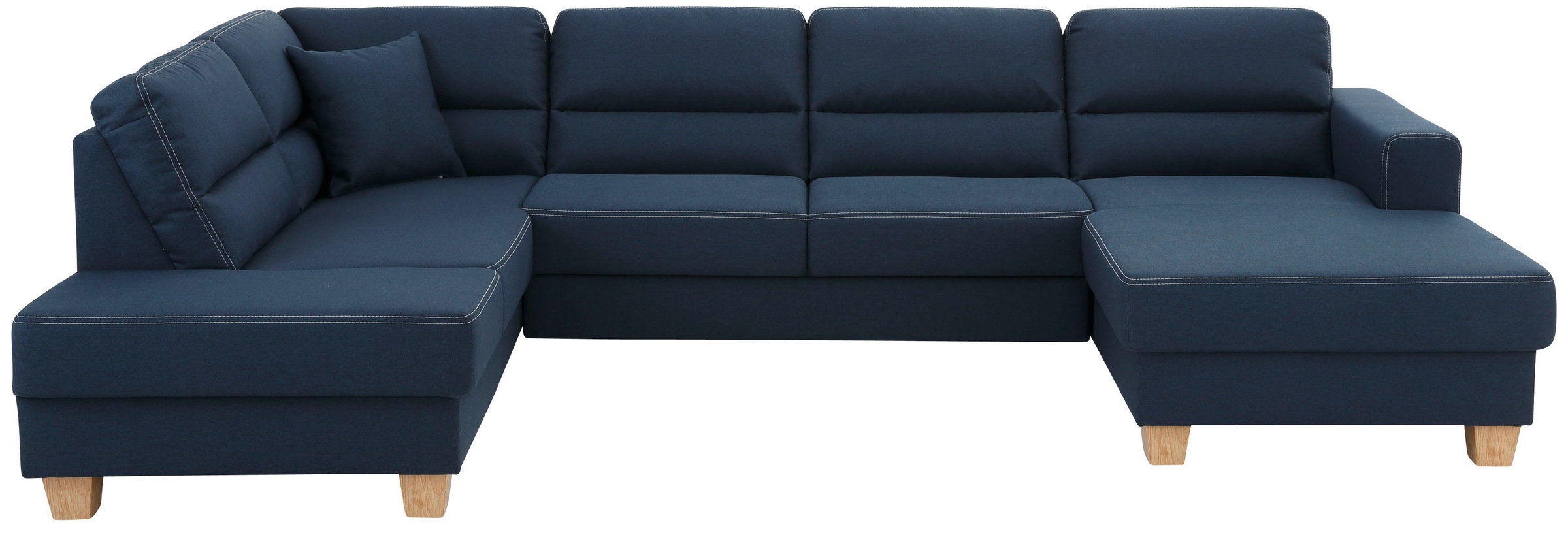Home affaire Wohnlandschaft "Navan, komfortabel mit viel Platz, U-Form", wa günstig online kaufen