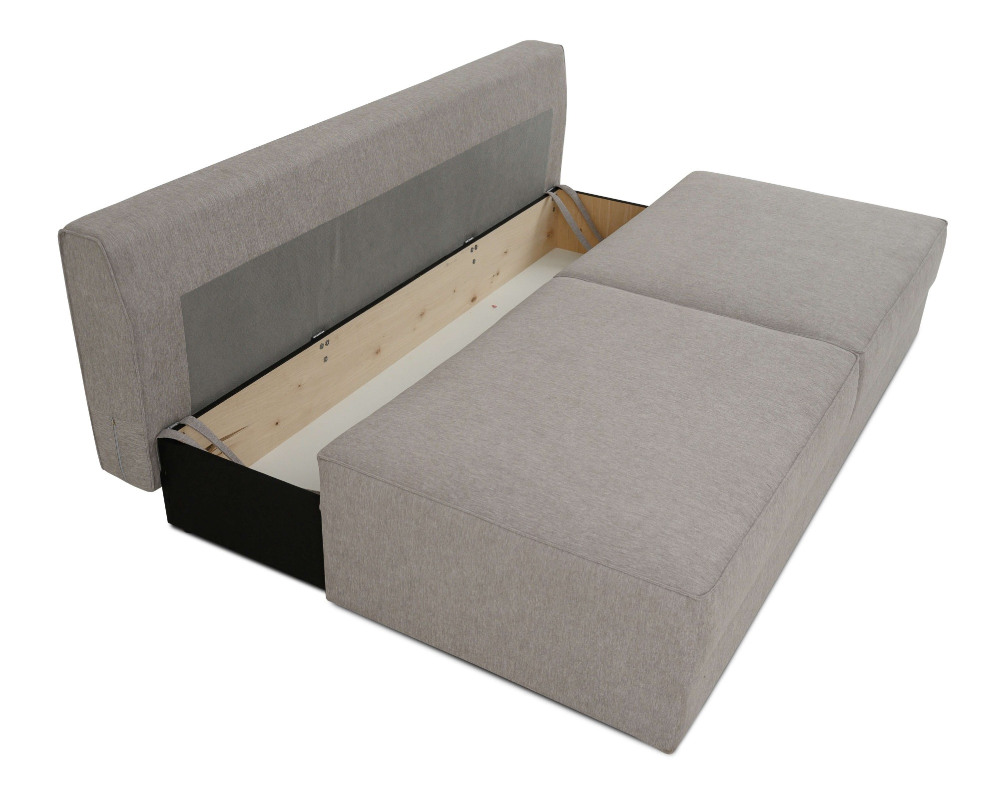 INOSIGN Schlafsofa »Simonton 3-Sitzer, Breite 202 cm«, Liegefläche 202x146 cm, inkl. Bettkasten, weicher Struktur-Stoff