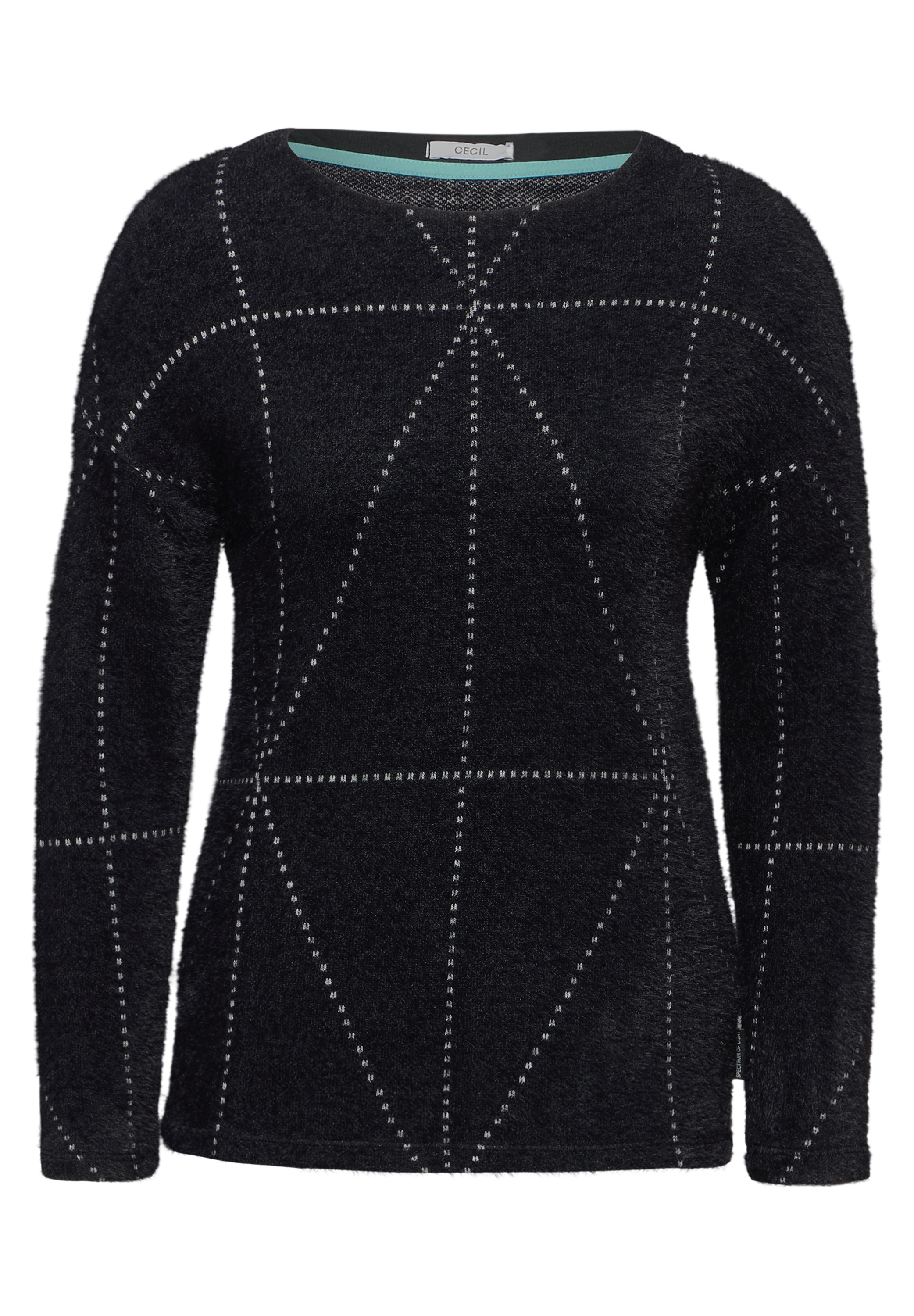 Cecil Langarmshirt, mit U-Boot-Ausschnitt