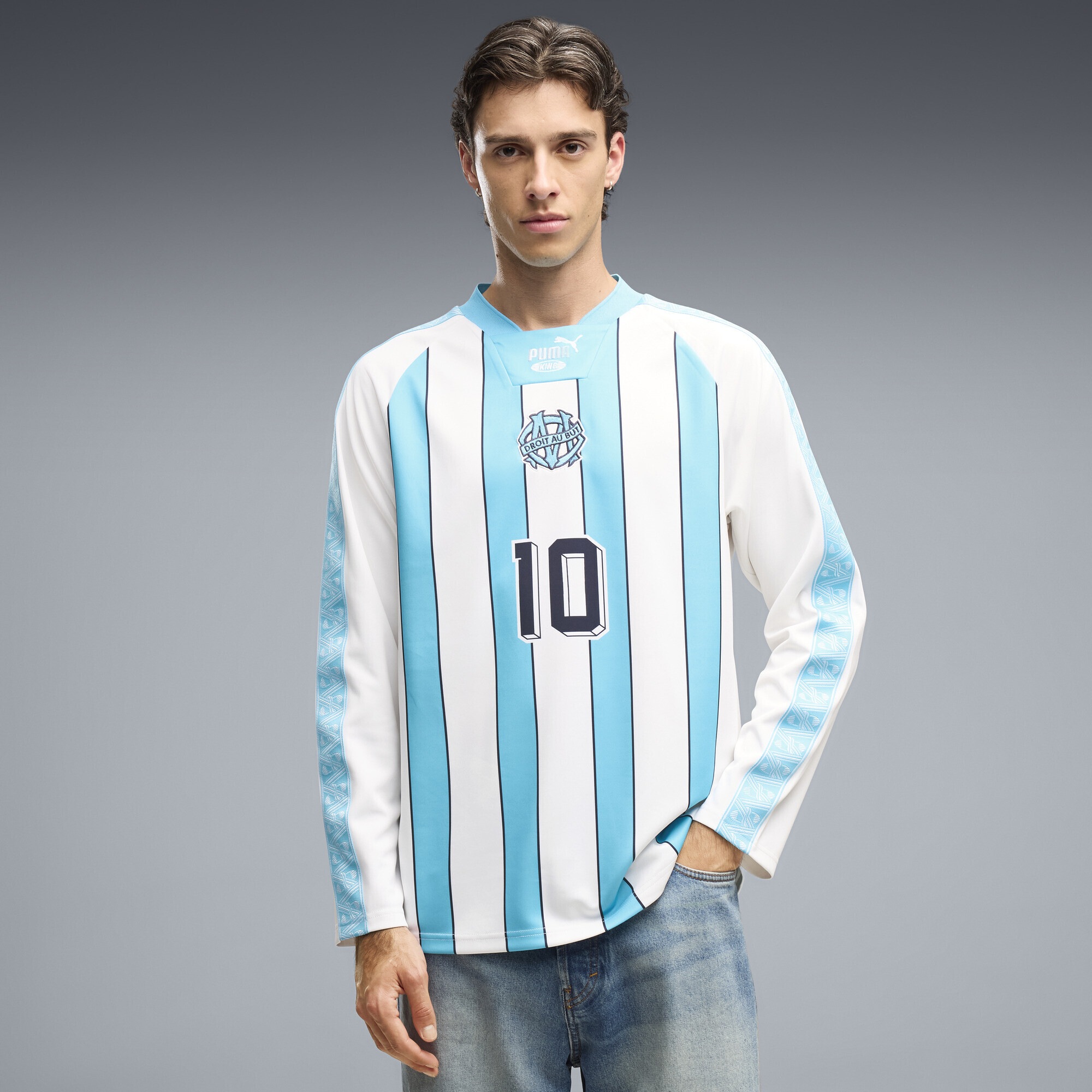 PUMA Trainingsshirt »Olympique de Marseille KING Relaxed Trikot Herren«